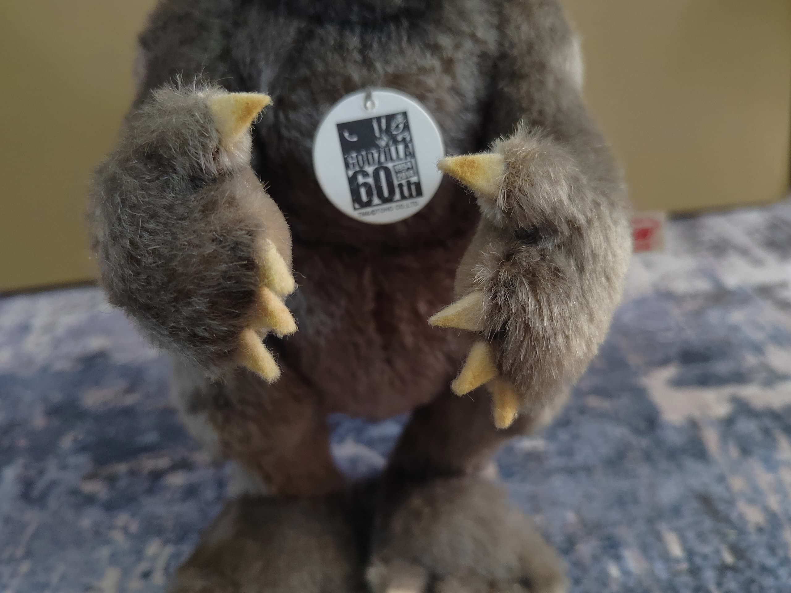 Vintage 2014 Steiff Godzilla Japan 60th Ann. Stuffed Plush 122/1954 Size ONE SIZE - 3 Thumbnail