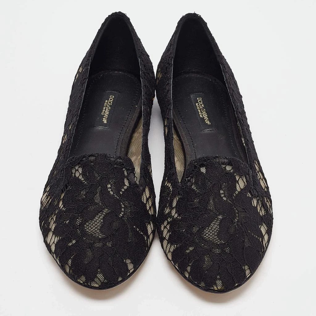 Dolce & Gabbana o1y0925 Loafers in Black Size US 4 / IT 34 - 4 Thumbnail
