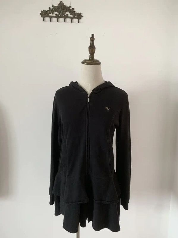 Burberry Burberry Black Cotton Long Sleeve Dress Size M / US 6-8 / IT 42-44 - 1 Thumbnail