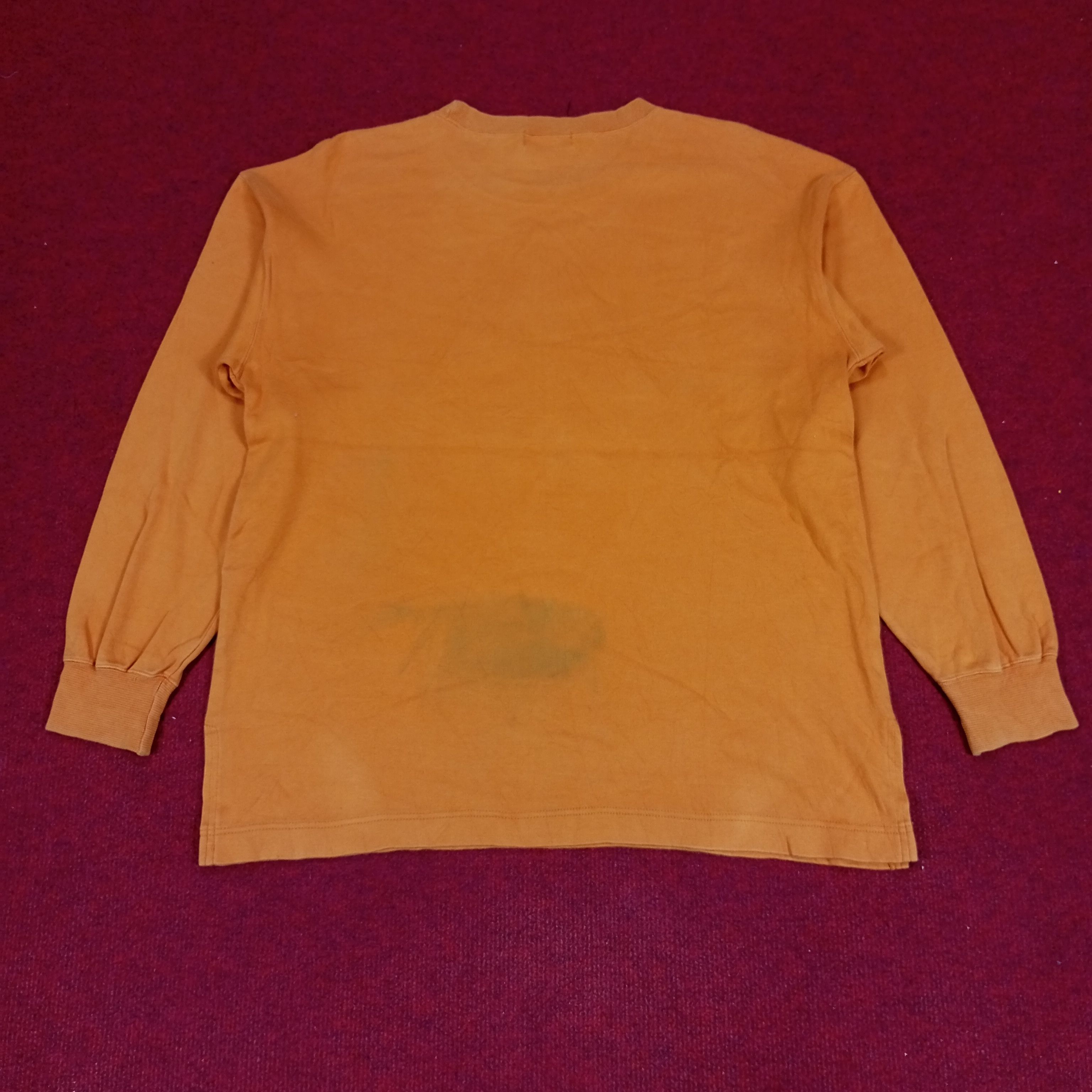 Designer × Vintage × Yves Saint Laurent Yves Saint Laurent Spellout Design Long Sleeve Tshirt Size US L / EU 52-54 / 3 - 3 Thumbnail