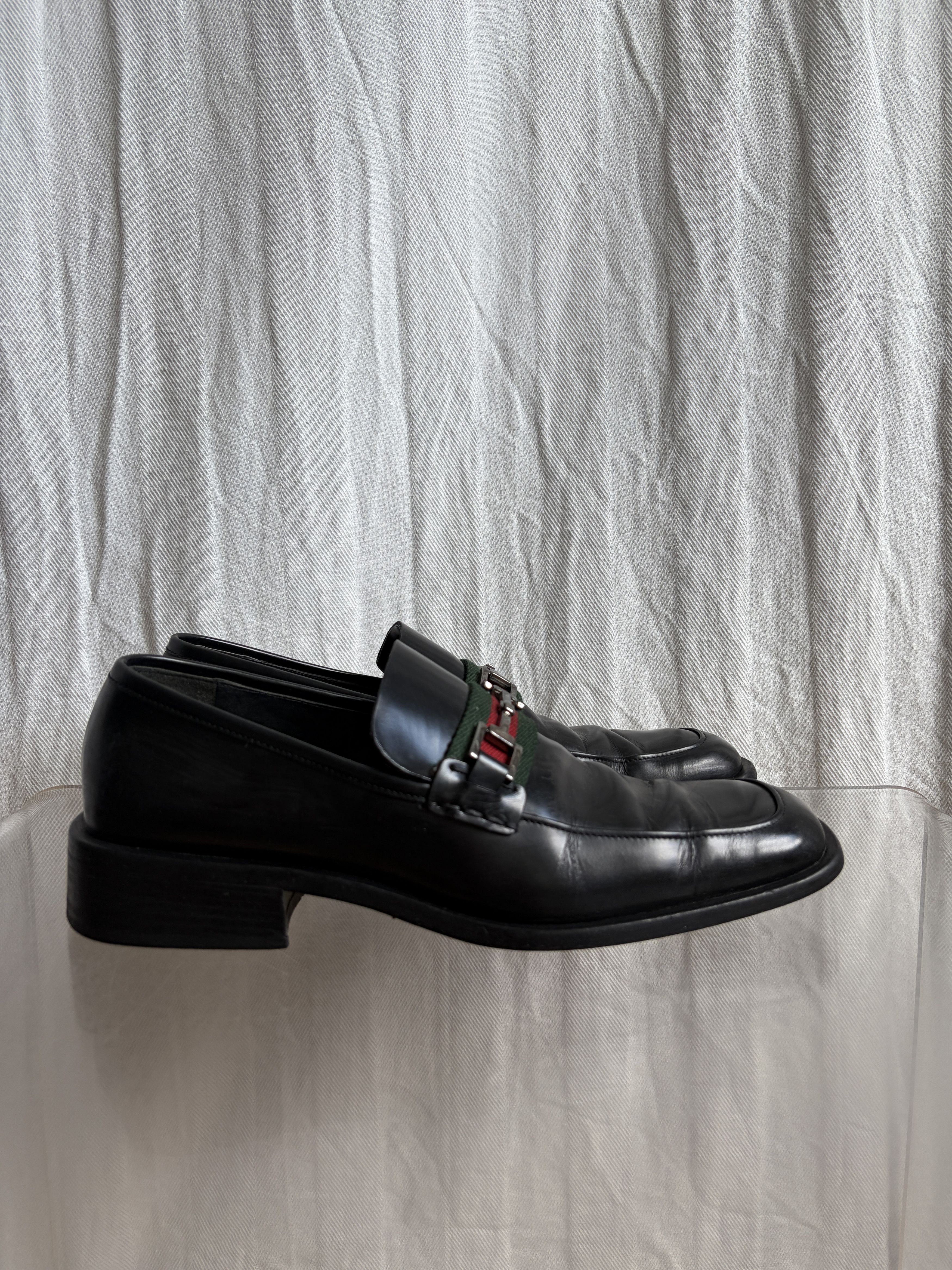 Gucci Horsebit Square Toe Loafers Size US 7 / EU 40 - 2 Thumbnail