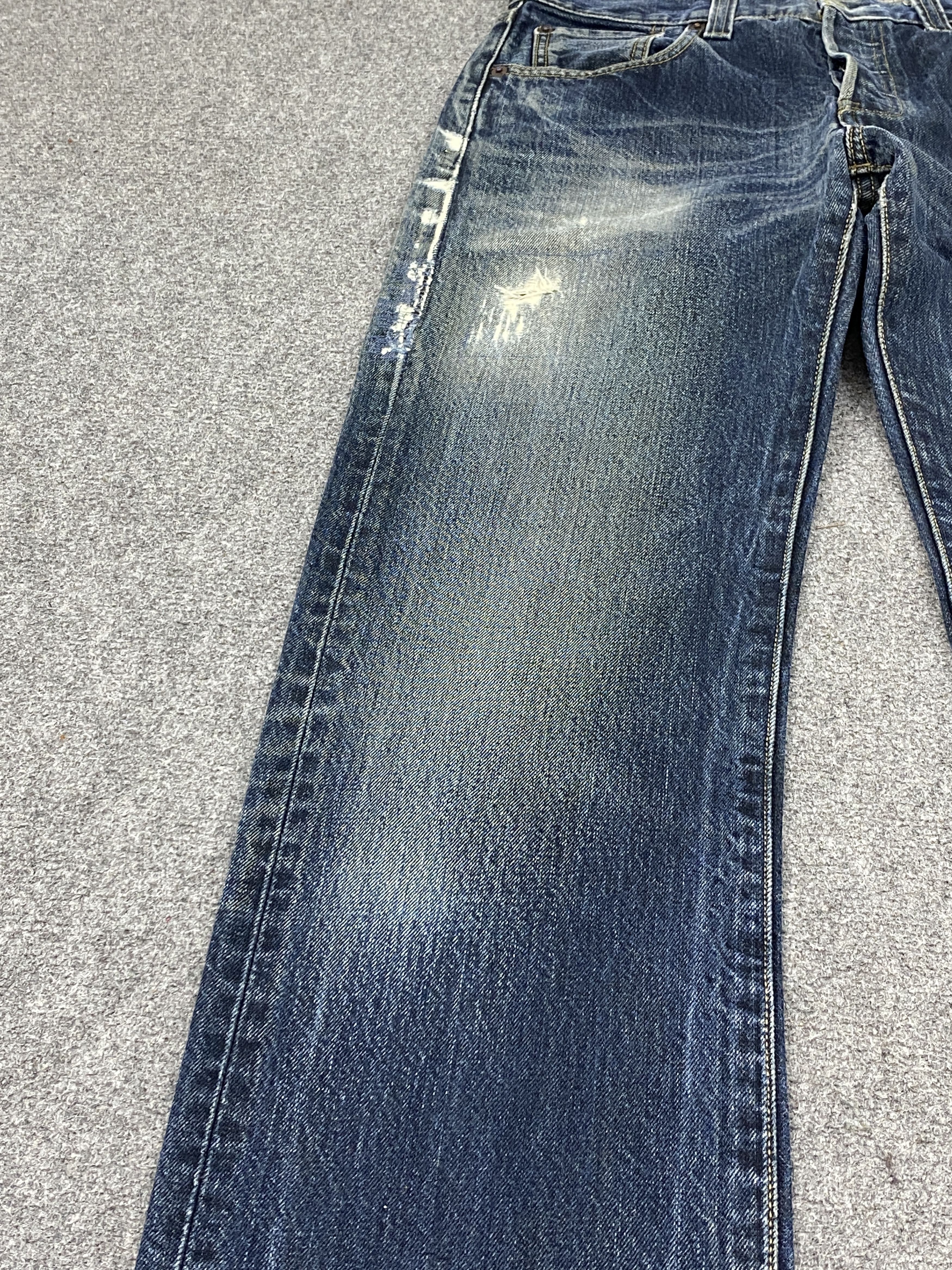Levi's Distressed Vintage Levis 501 Blue Jeans DP2718 Size US 30 / EU 46 - 11 Thumbnail