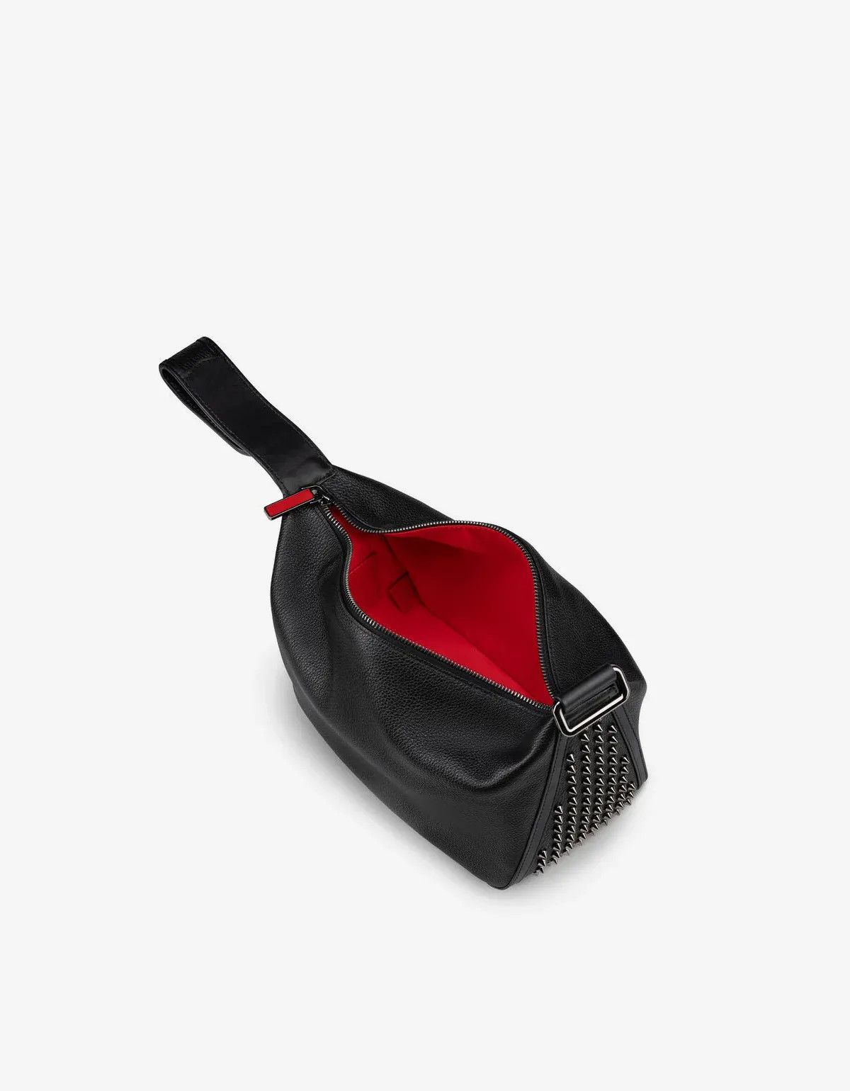 Christian Louboutin Christian Louboutin Black Funky Leather Wash Bag Size ONE SIZE - 4 Thumbnail