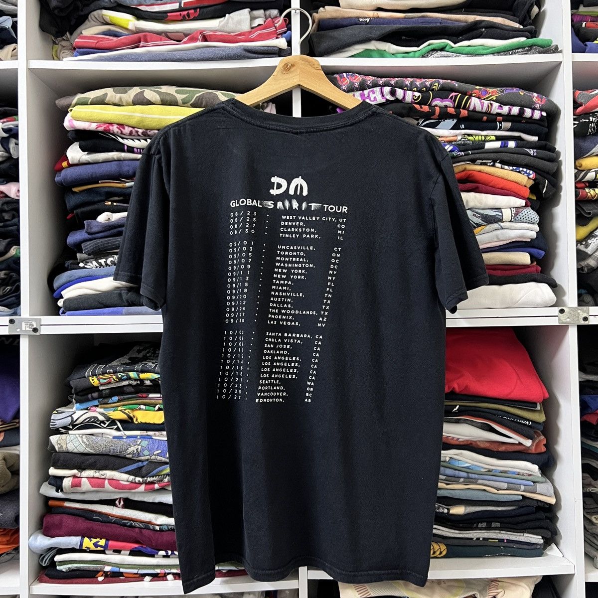 Band Tees DEPECHE MODE GLOBAL SPIRIT TOUR Size US L / EU 52-54 / 3 - 2 Thumbnail