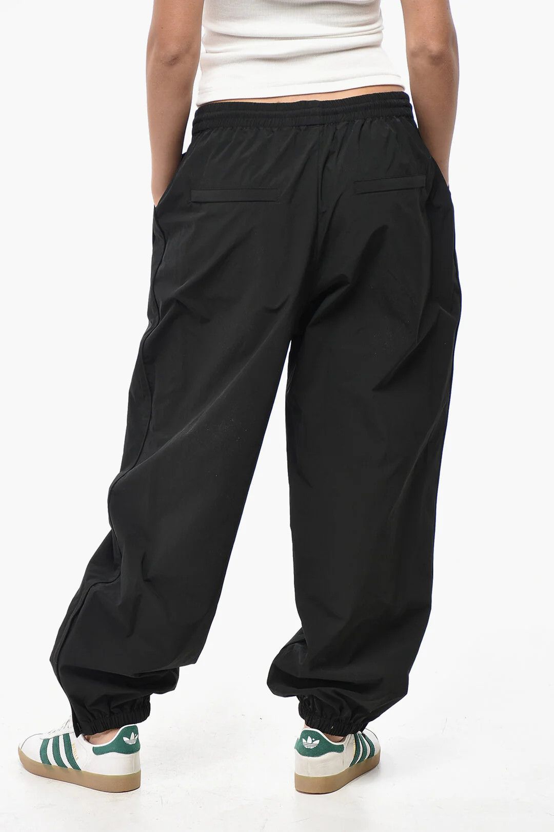 Alexander Wang og1mm0426 Lined Nylon Pant in Black Size 30" / US 8 / IT 44 - 2 Thumbnail