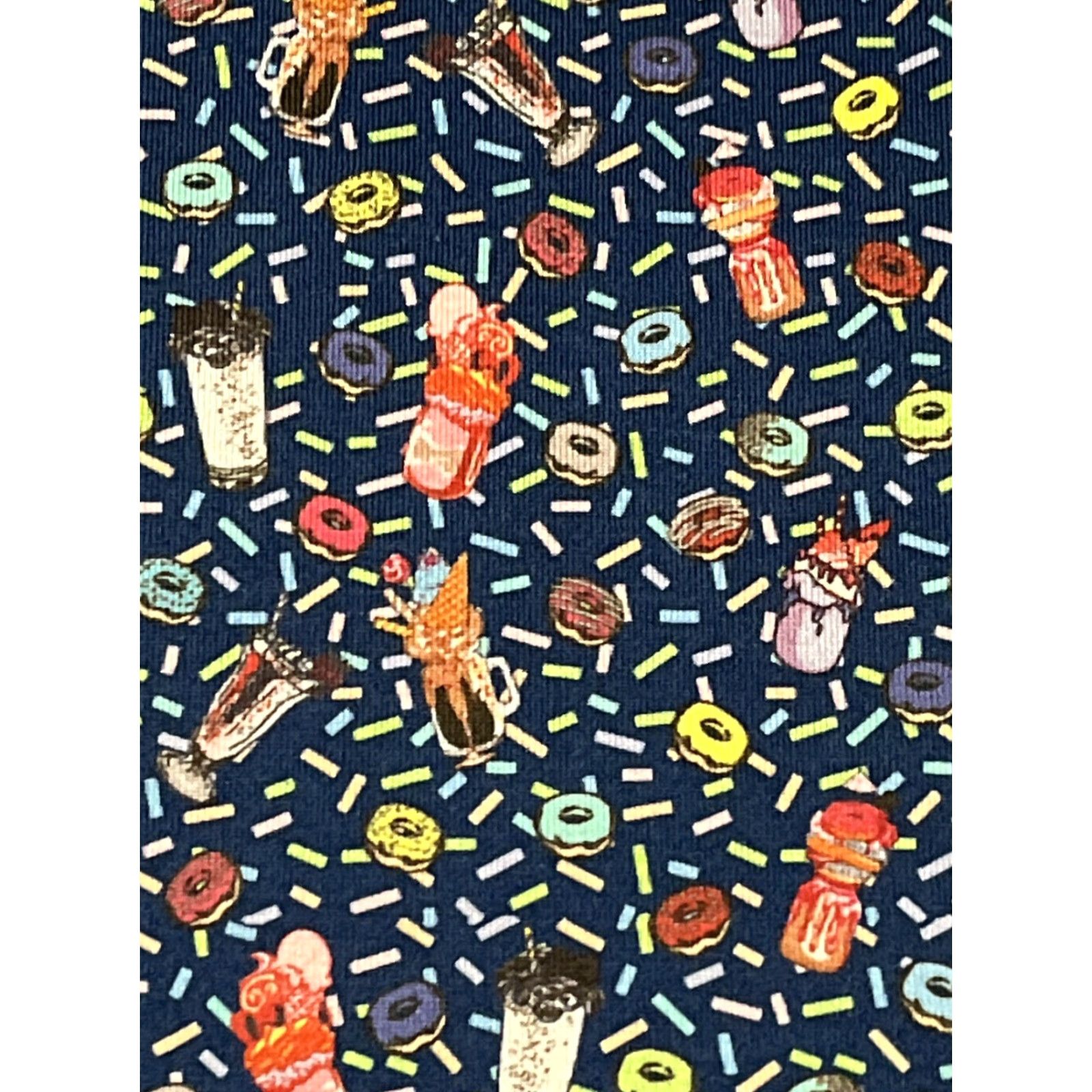 Vintage 1764 Performance Golf Polo Shirt Mens L Allover Print Donut Novelty Sweet Daly Size US L / EU 52-54 / 3 - 2 Thumbnail