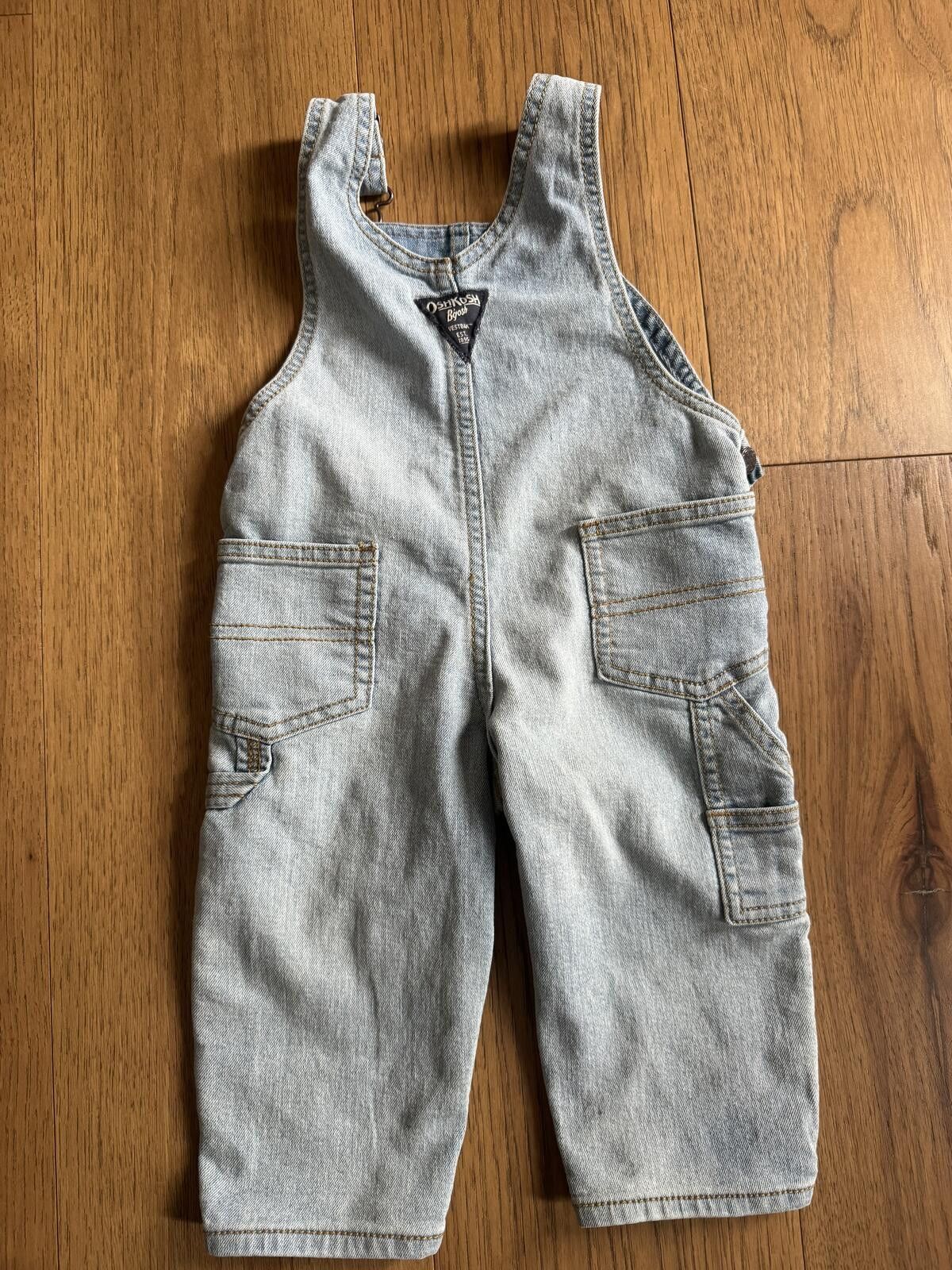 Other OshKosh B'gosh 12 months Denim Overalls for Toddlers Size ONE SIZE - 5 Thumbnail