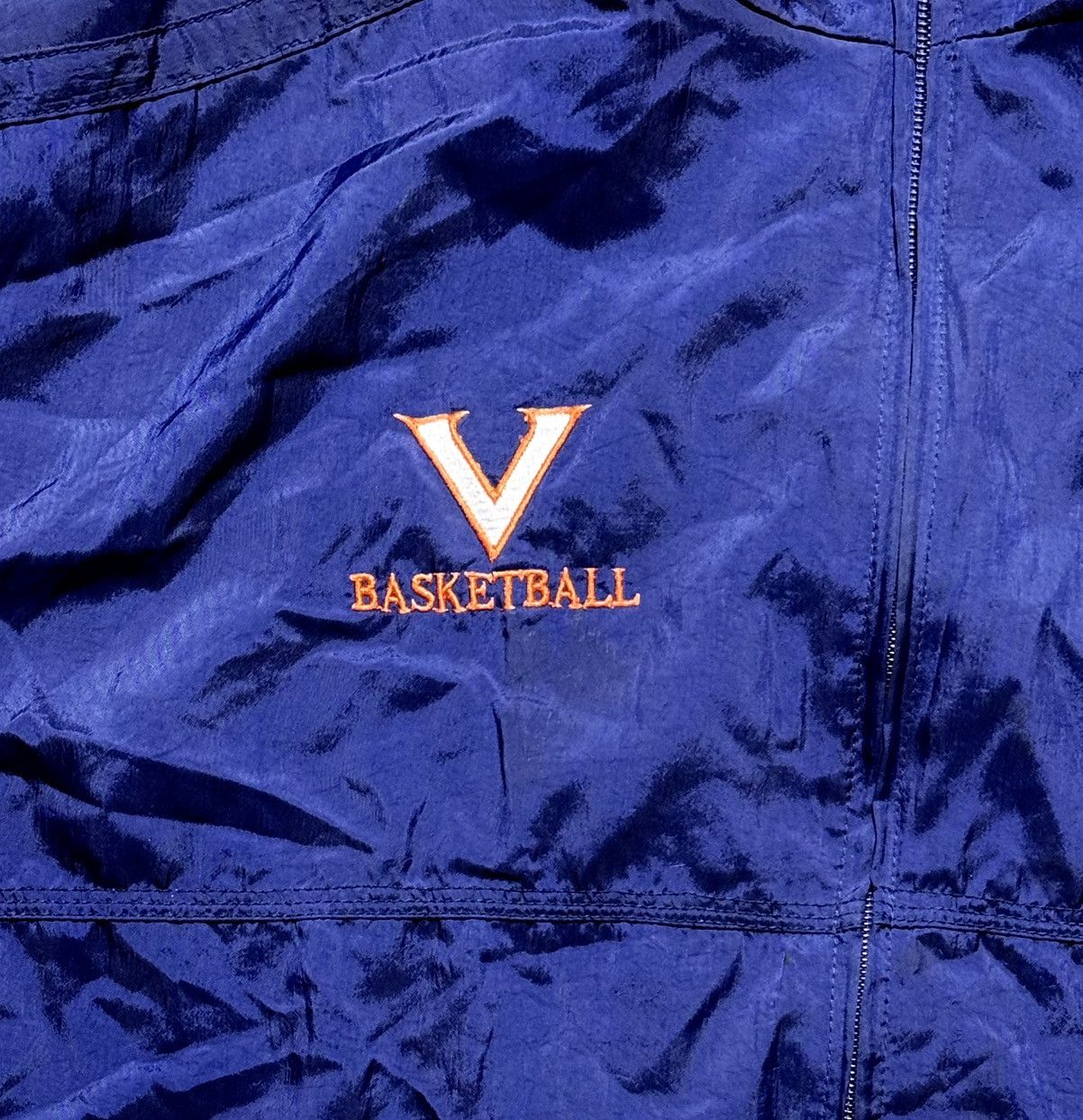 Nike × Vintage Vintage Nike UVA Virginia Cavaliers Basketball Jacket sz XL Size US XL / EU 56 / 4 - 2 Thumbnail