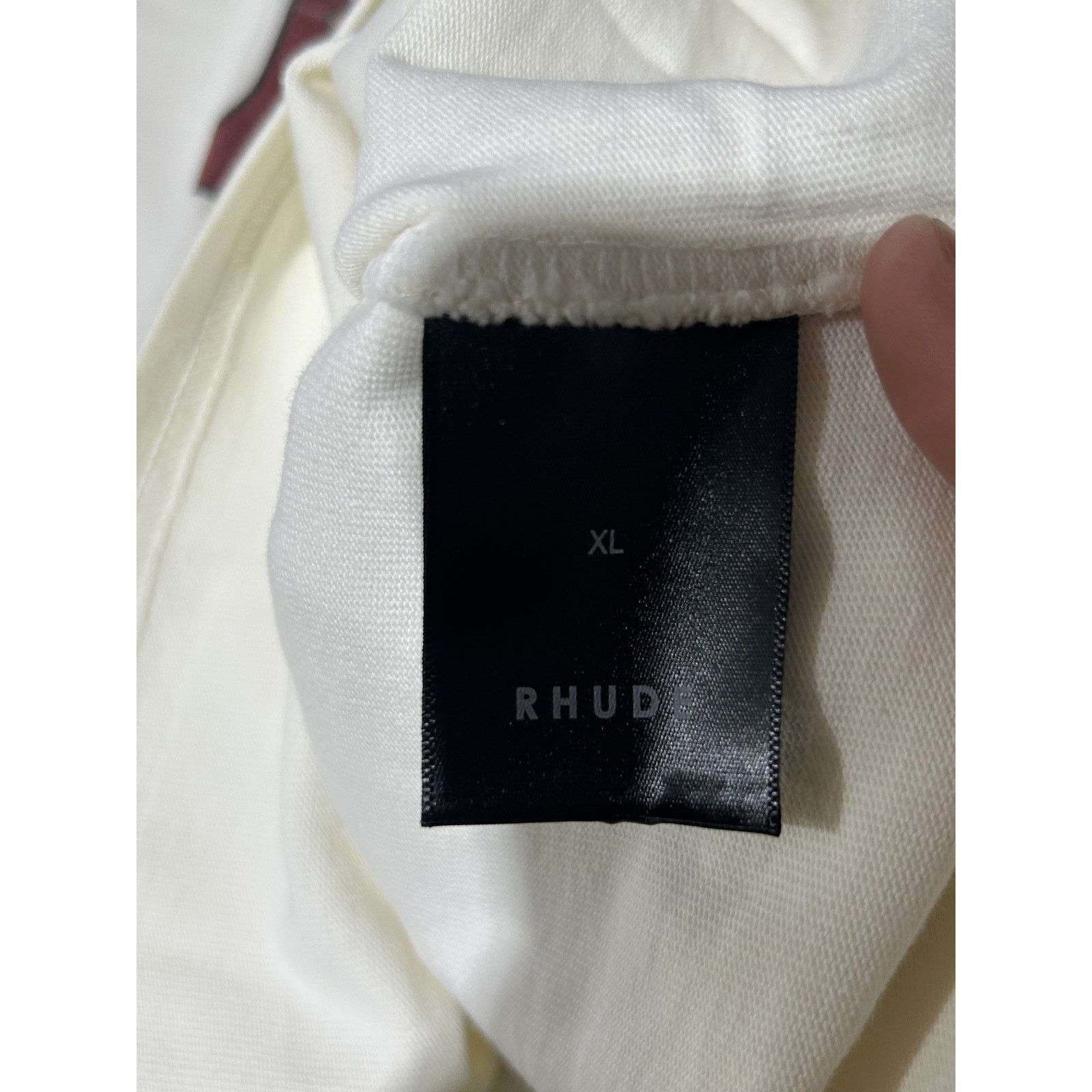 Rhude RHUDE CADRE WHITE TEE SIZE XL NEW Size US XL / EU 56 / 4 - 3 Thumbnail