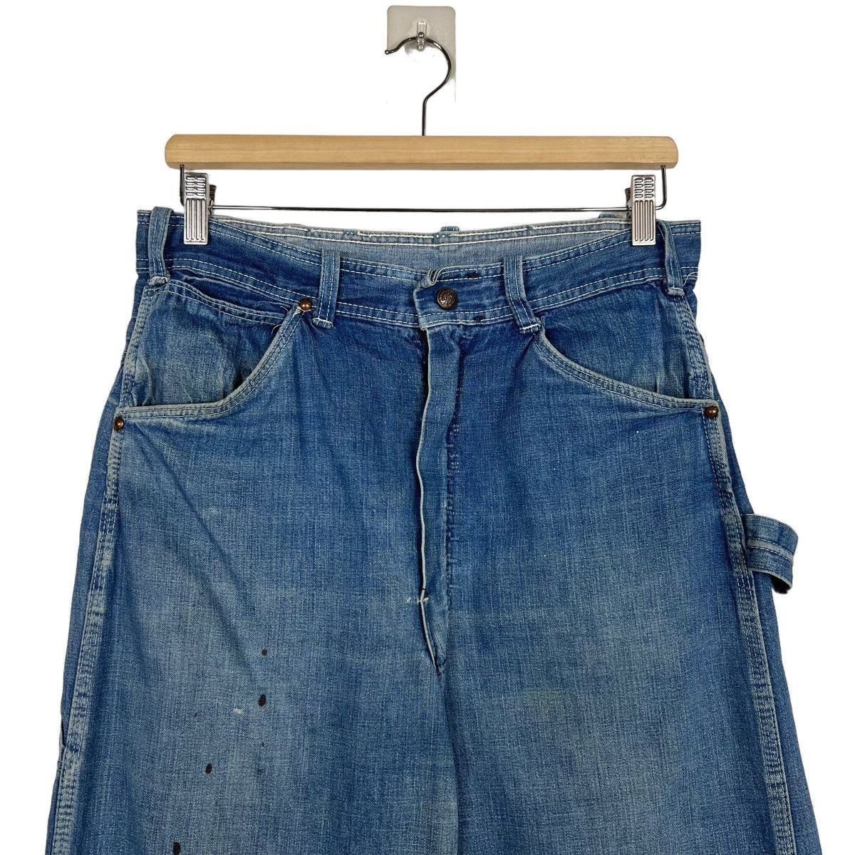 Nepenthes 🔥 CARPANTER DUNGAREES PANT MADE IN USA Size US 32 / EU 48 - 3 Thumbnail