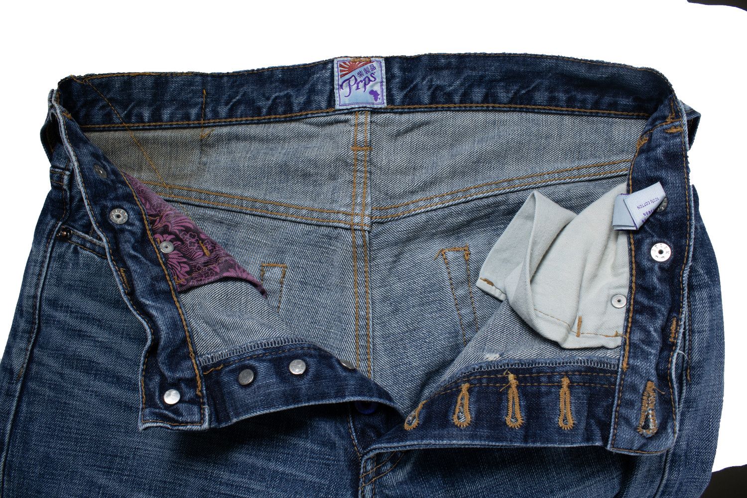Prps PRPS, blue jeans with vintage washing Size 30" / US 8 / IT 44 - 7 Thumbnail