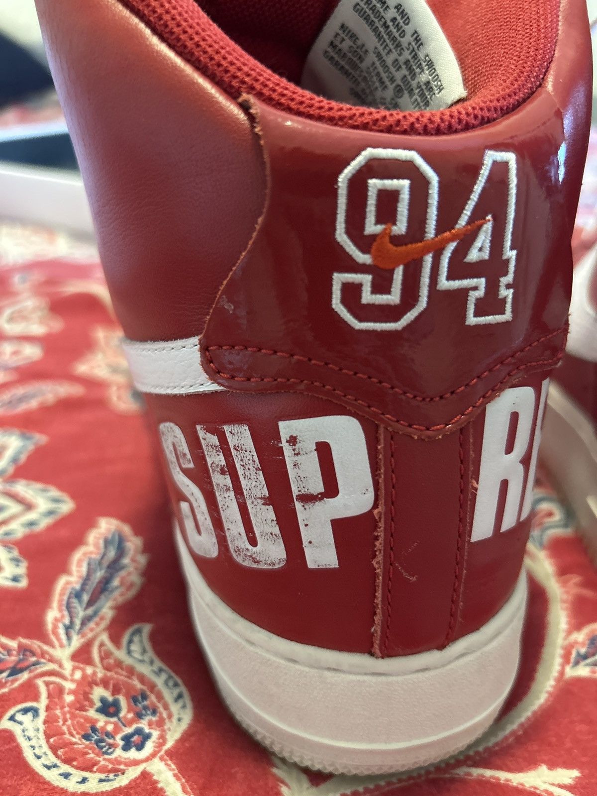 Nike × Supreme Supreme Nike Air Force 1 high Size US 13 / EU 46 - 2 Thumbnail