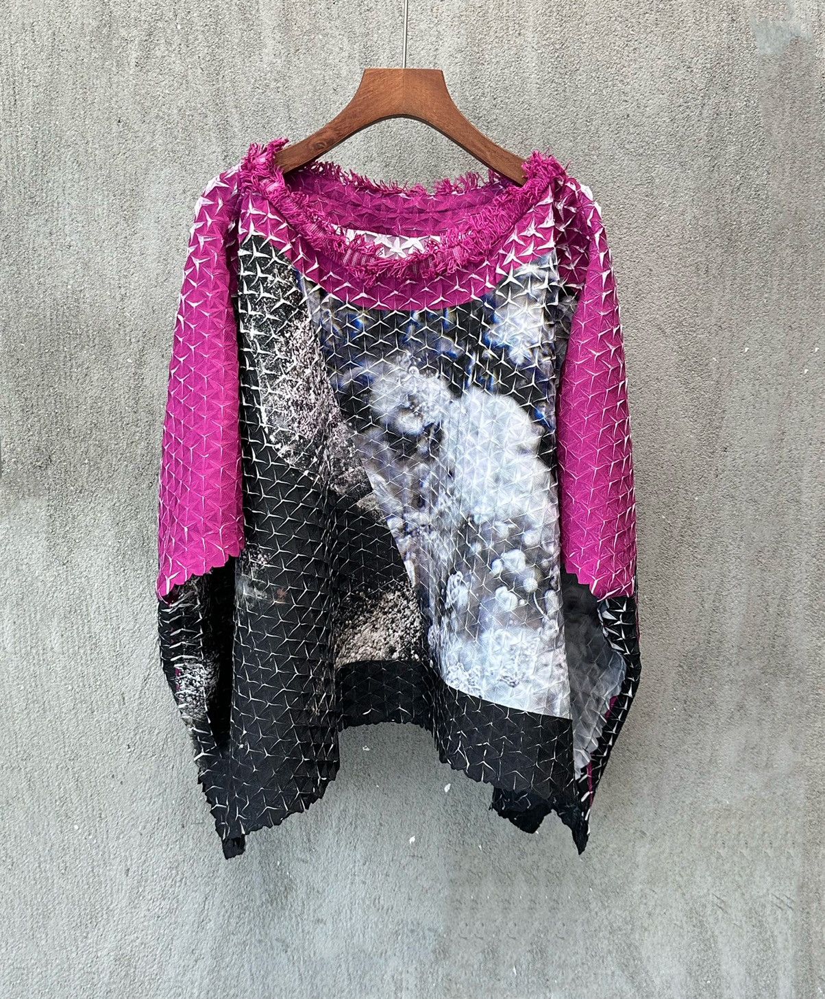 Issey Miyake × Vintage Starry Sky Dragon Scale Top Size M / US 6-8 / IT 42-44 - 1 Thumbnail