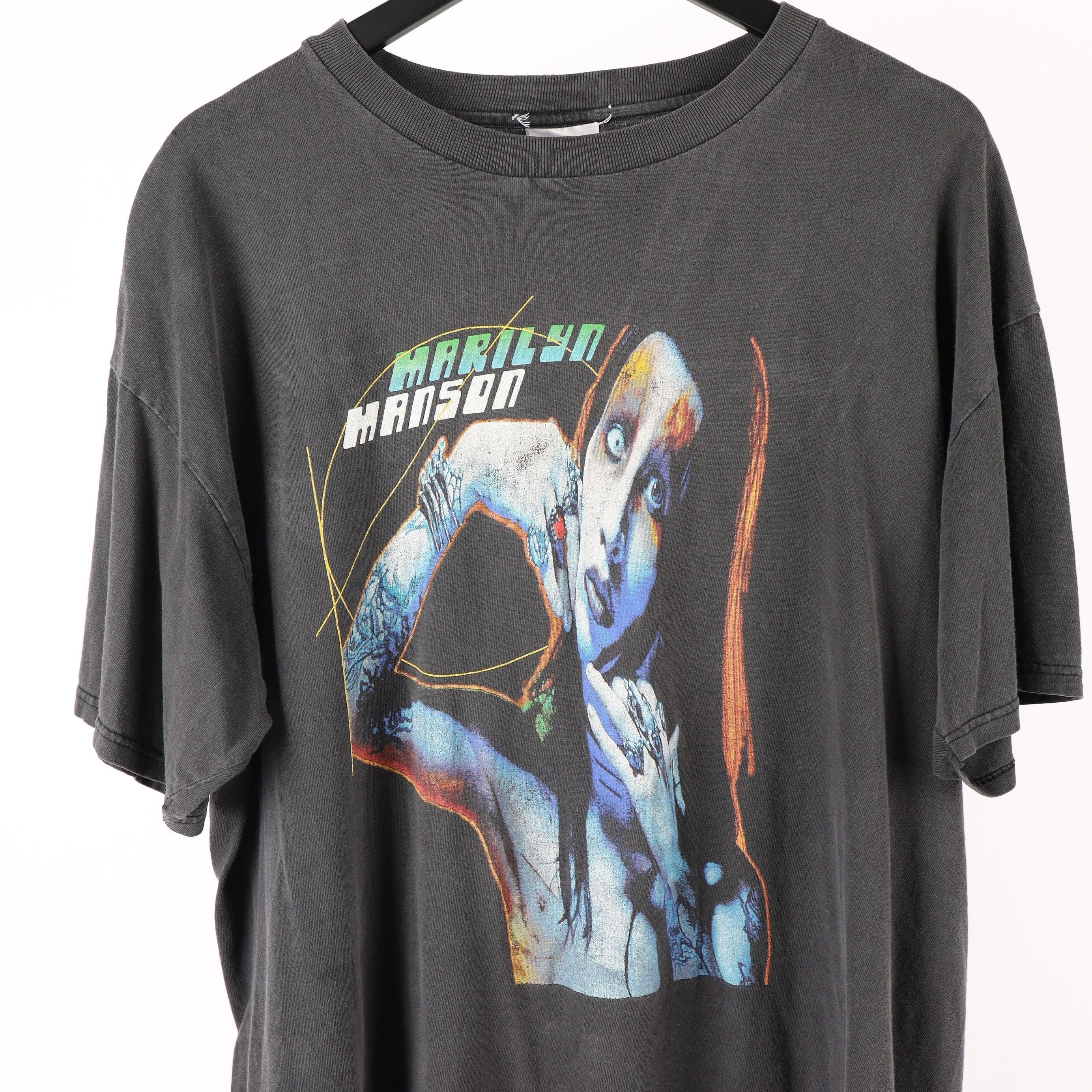 Vintage MARILYN MANSON PORTRAIT TEE Size US XL / EU 56 / 4 - 3 Thumbnail