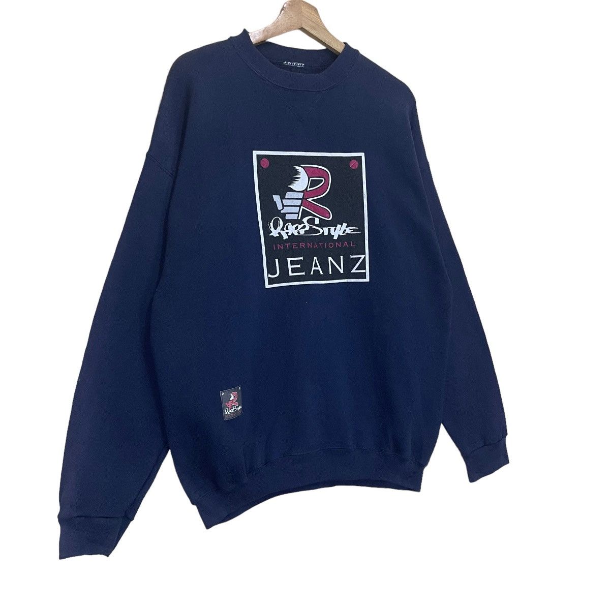 Japanese Brand Vintage 90s Rapp Style Jeanz Crewneck Sweatshirt Size US L / EU 52-54 / 3 - 2 Thumbnail