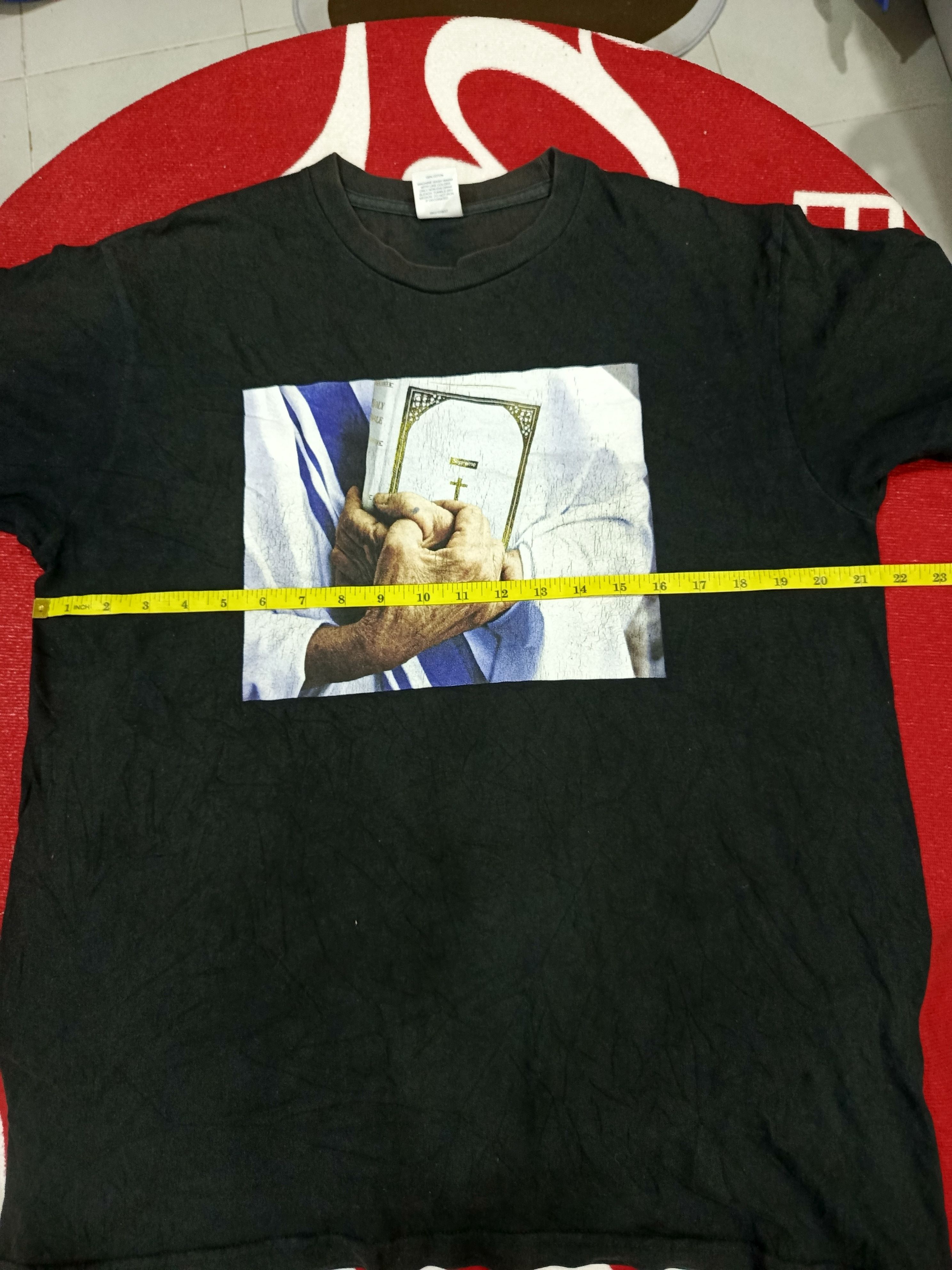 Supreme Supreme Bible Tee Size US M / EU 48-50 / 2 - 10 Thumbnail