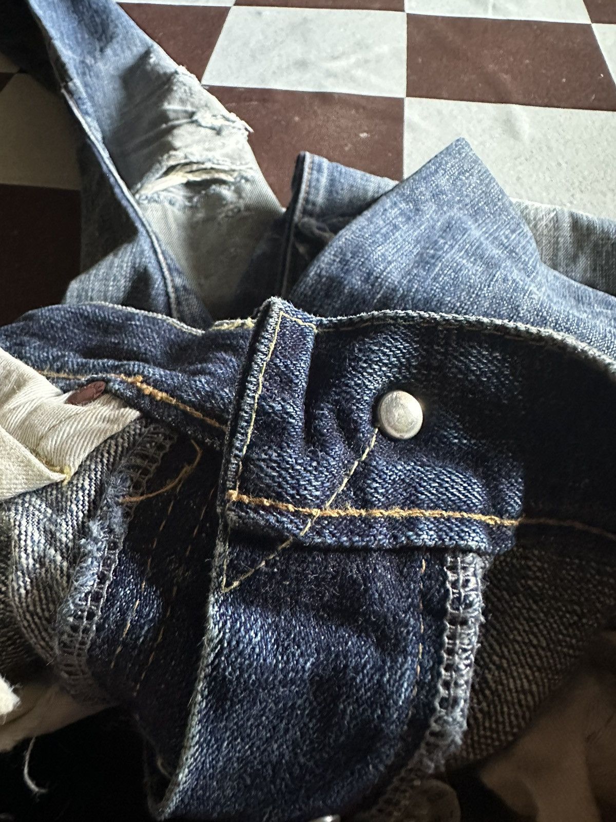 Eternal × Japanese Brand Vintage Eternal distressed denim jeans Size US 33 - 8 Thumbnail