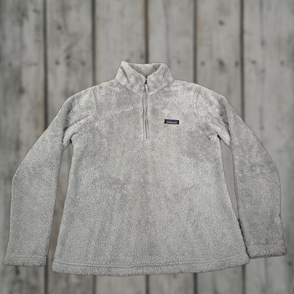 Patagonia Patagonia Jacket Womens Large Gray Los Gatos 1/4 Zip Fleece Sweater Outdoor Hike Size L / US 10 / IT 46 - 1 Thumbnail