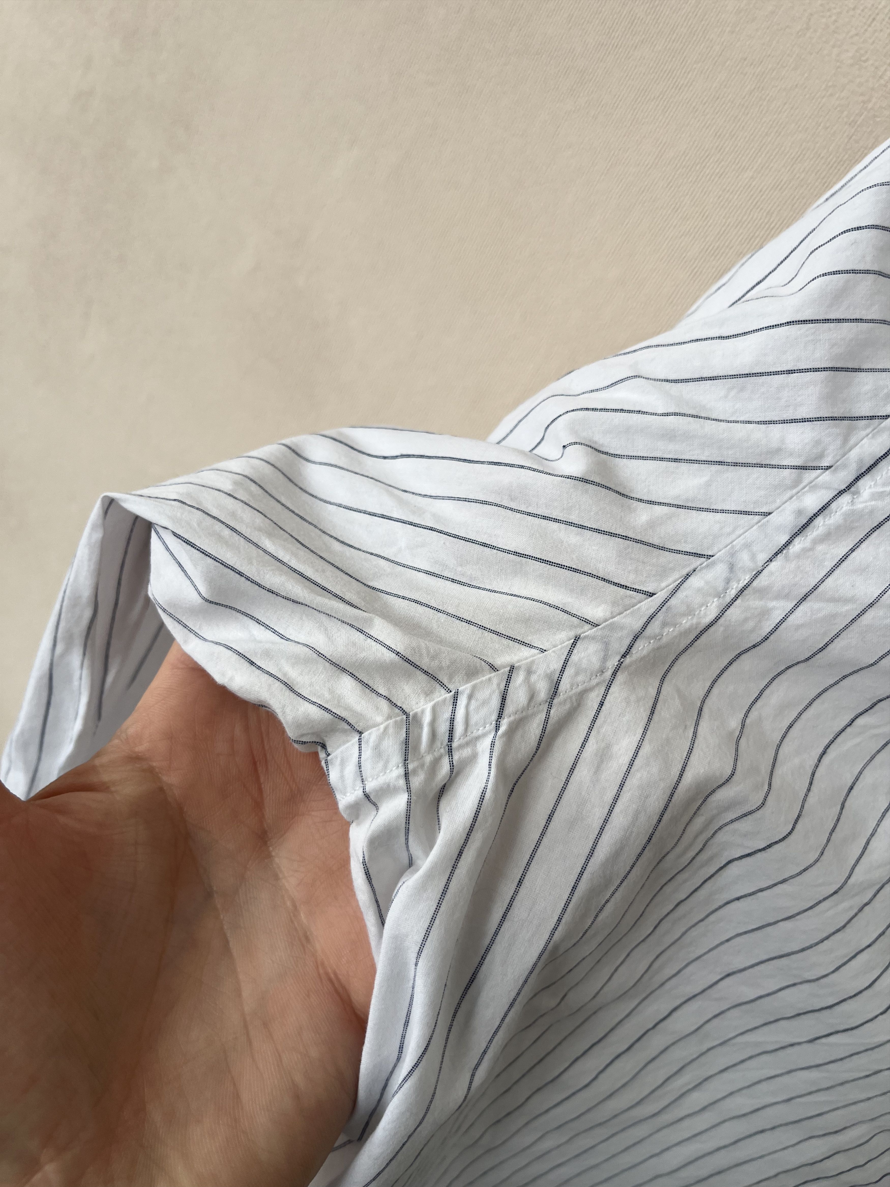 Allsaints Allsaints Men's AUSTIN LS Striped SHIRT Cotton Button Up Size US M / EU 48-50 / 2 - 6 Thumbnail
