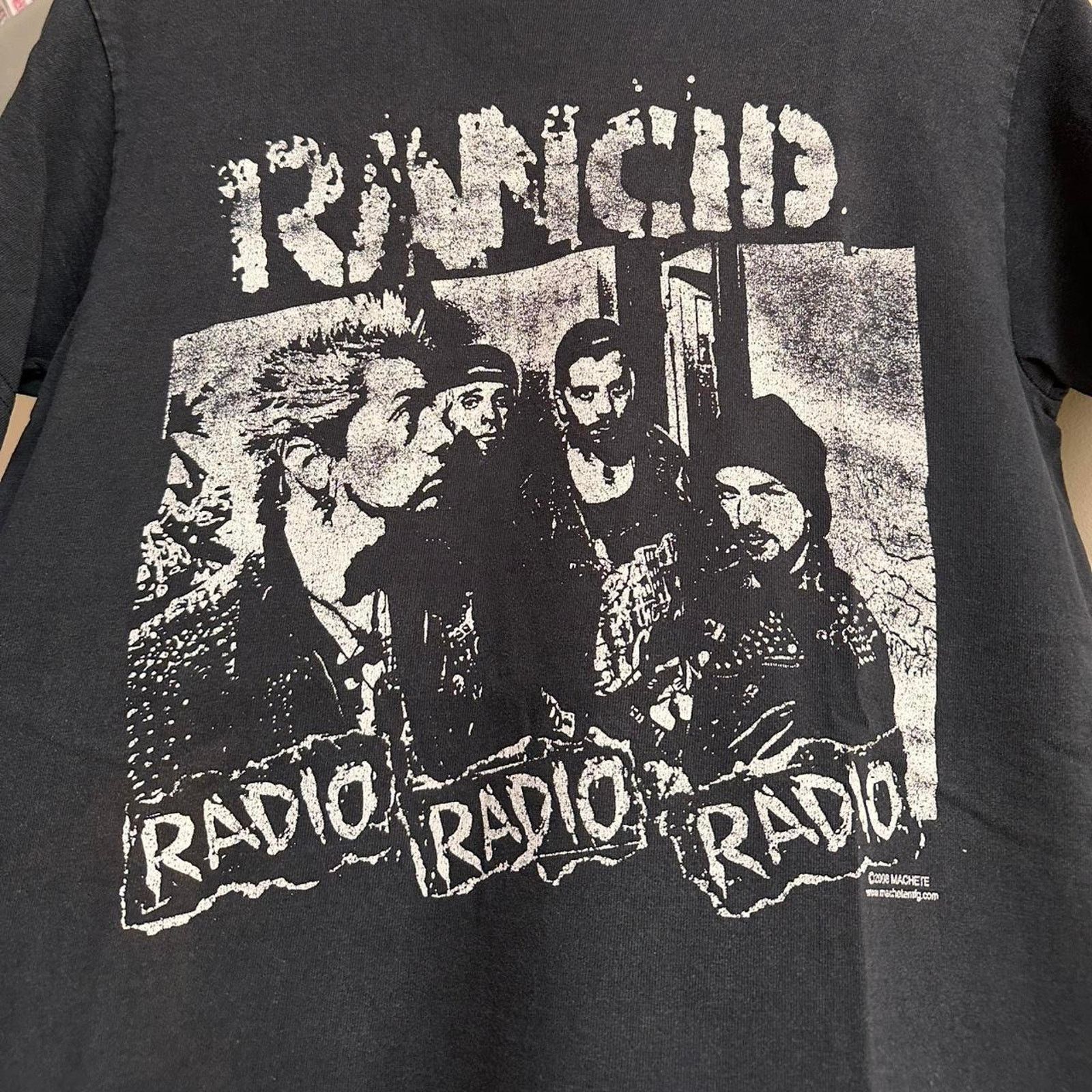 Band Tees × Vintage Vintage 2008 RANCID Shirt Size US S / EU 44-46 / 1 - 6 Thumbnail