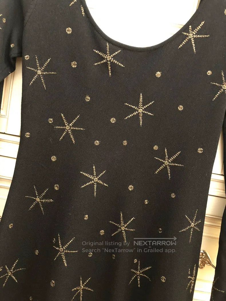 Valentino Valentino Embroidered star slim dress Size XS / US 0-2 / IT 36-38 - 4 Thumbnail