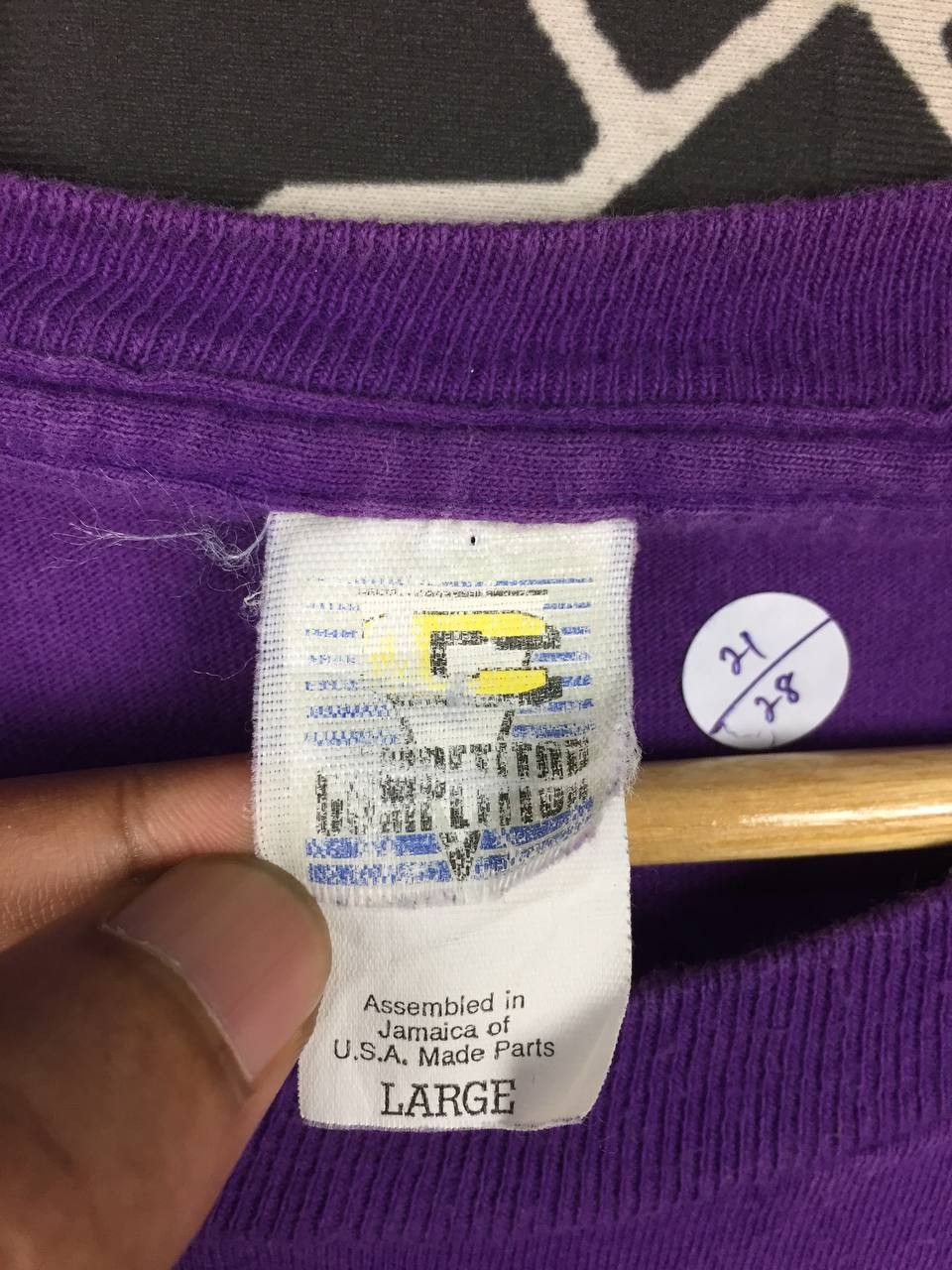 NFL × Sports Specialties × Vintage Vtg 1995 Minnesota Vikings NFL American Sports Tee Size US L / EU 52-54 / 3 - 13 Thumbnail