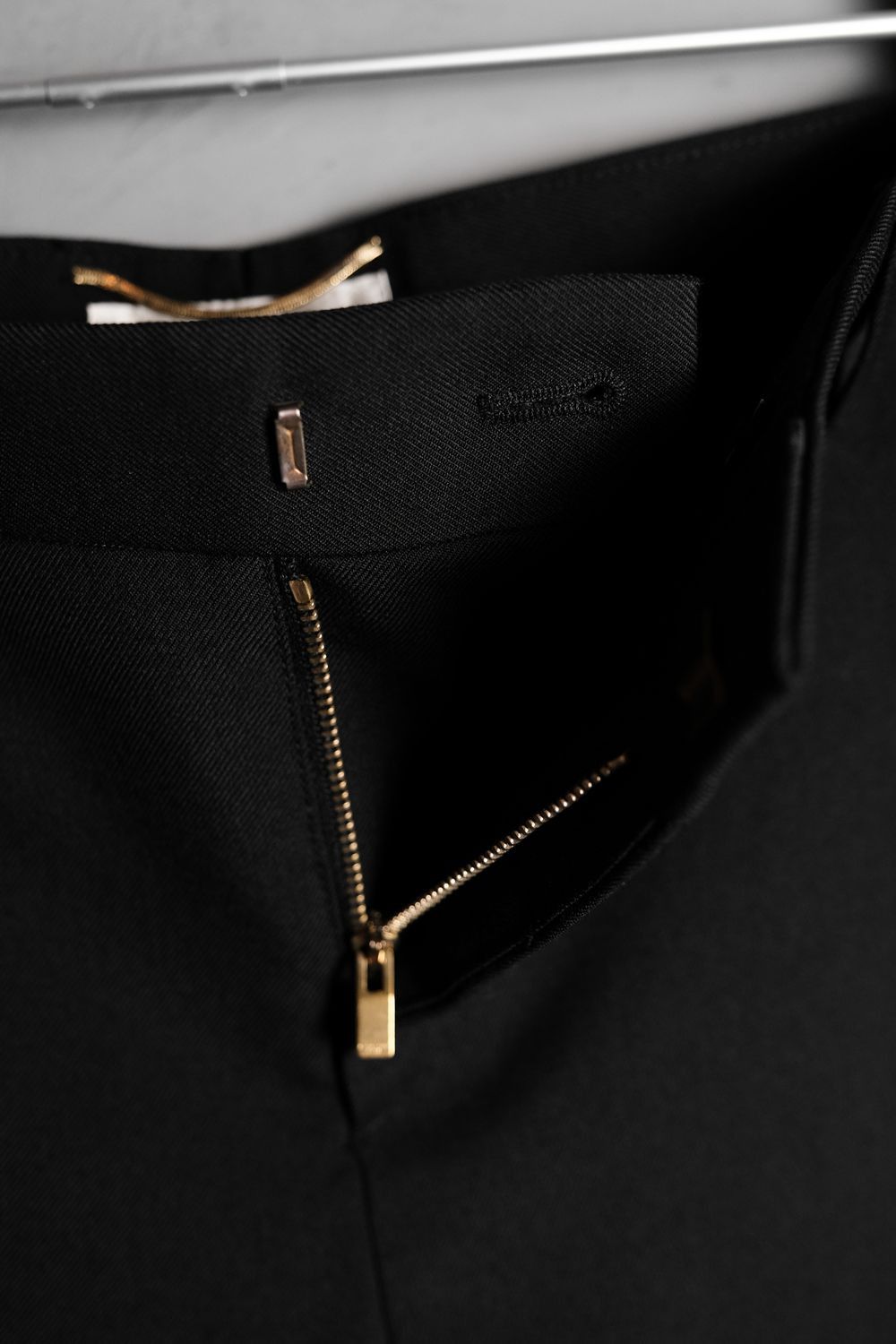 Saint Laurent Paris SAINT LAURENT by Hedi Slimane 2013 Wool Tapered Slacks Size 34R - 2 Thumbnail
