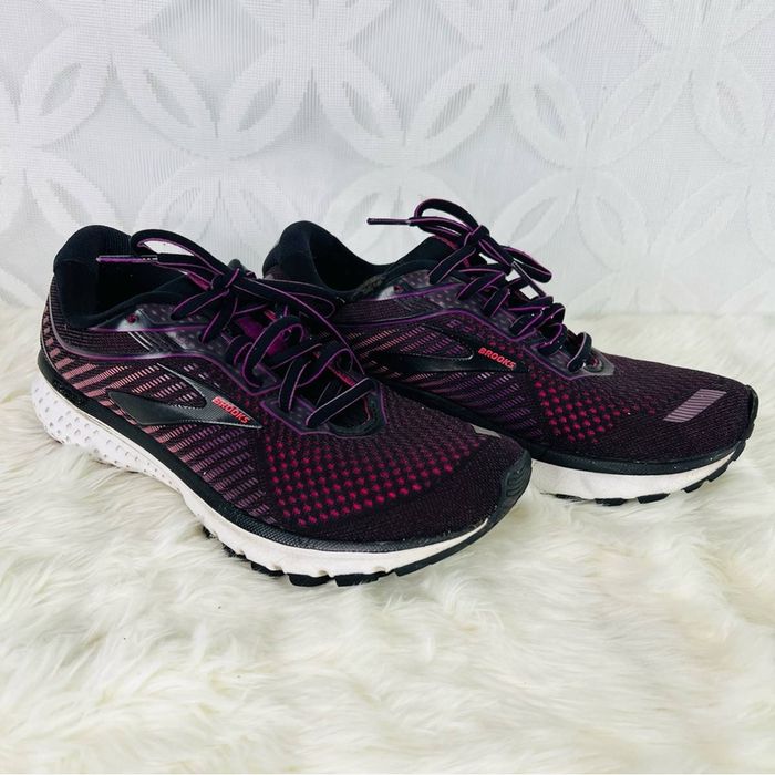 Brooks Brooks Ghost 12 Women's Running Shoes Black Purple Pink Grailed