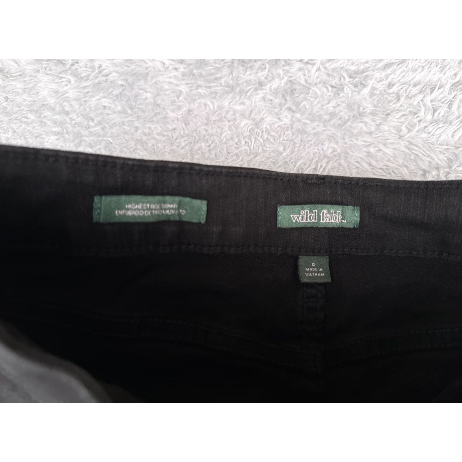 Vintage Wild Fable Jeans Women 0 Black Distressed High Rise Skinny Cotton Blend 25x28 Size 25" / US 0 / IT 36 - 6 Thumbnail
