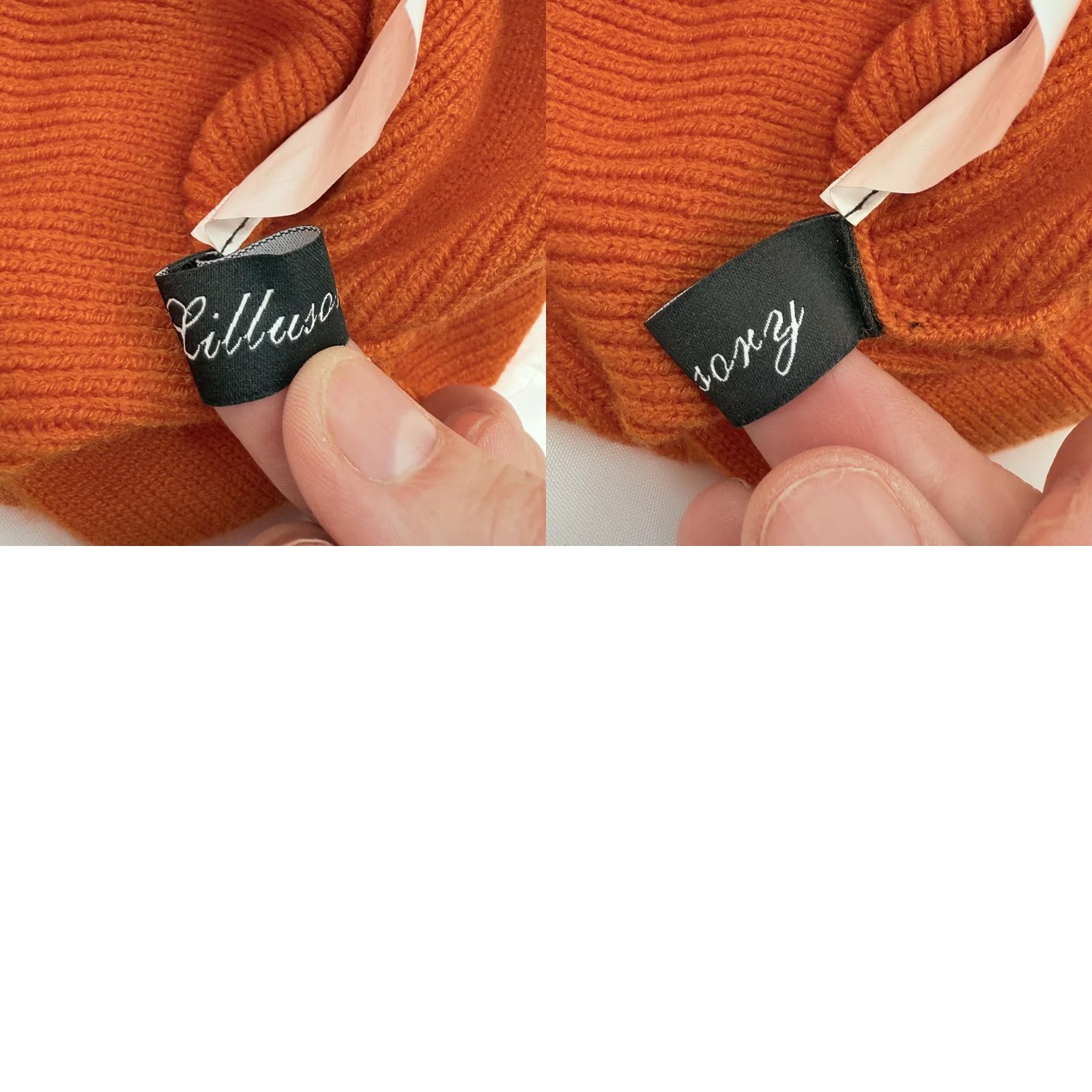 Vintage Lillusory Oversized Fall Sweater Medium Orange Ribbed Knit Pullover Mock Neck Split Hem Size M / US 6-8 / IT 42-44 - 8 Thumbnail