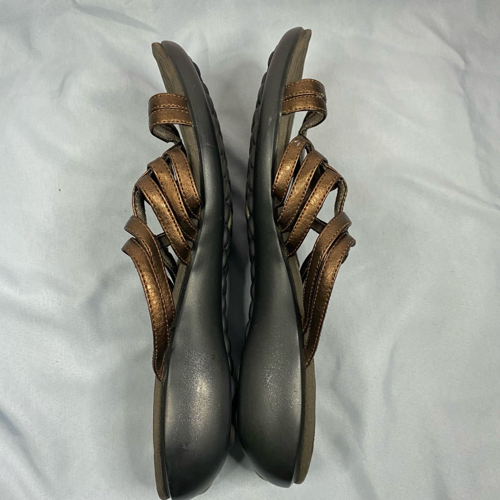 Other PRIVO CLARKS Womens Bronze Slide On Sandles Size 7 Size US 7 / IT 37 - 3 Thumbnail