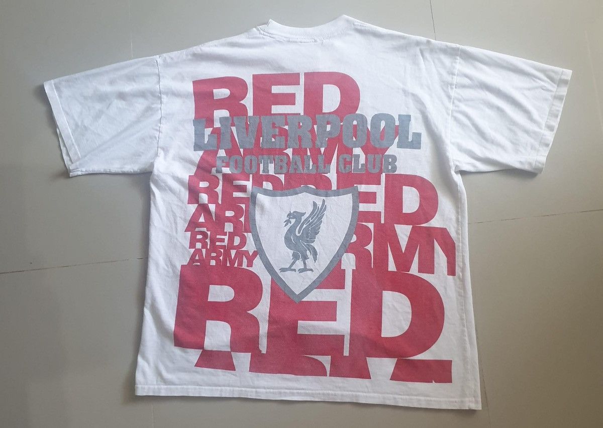 Adidas × Vintage Liverpool Adidas 90s T-shirt Size US XL / EU 56 / 4 - 4 Thumbnail