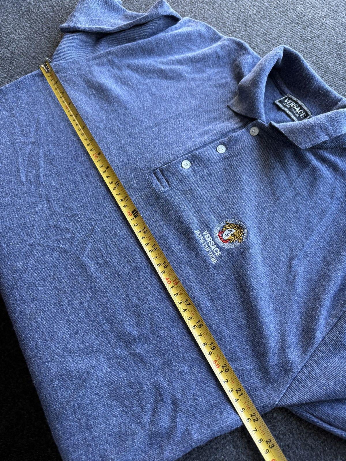 Versace Jeans Couture Retro Versace Jeans Couture Medusa Logo Polo Shirt Blue XL Size US L / EU 52-54 / 3 - 15 Thumbnail