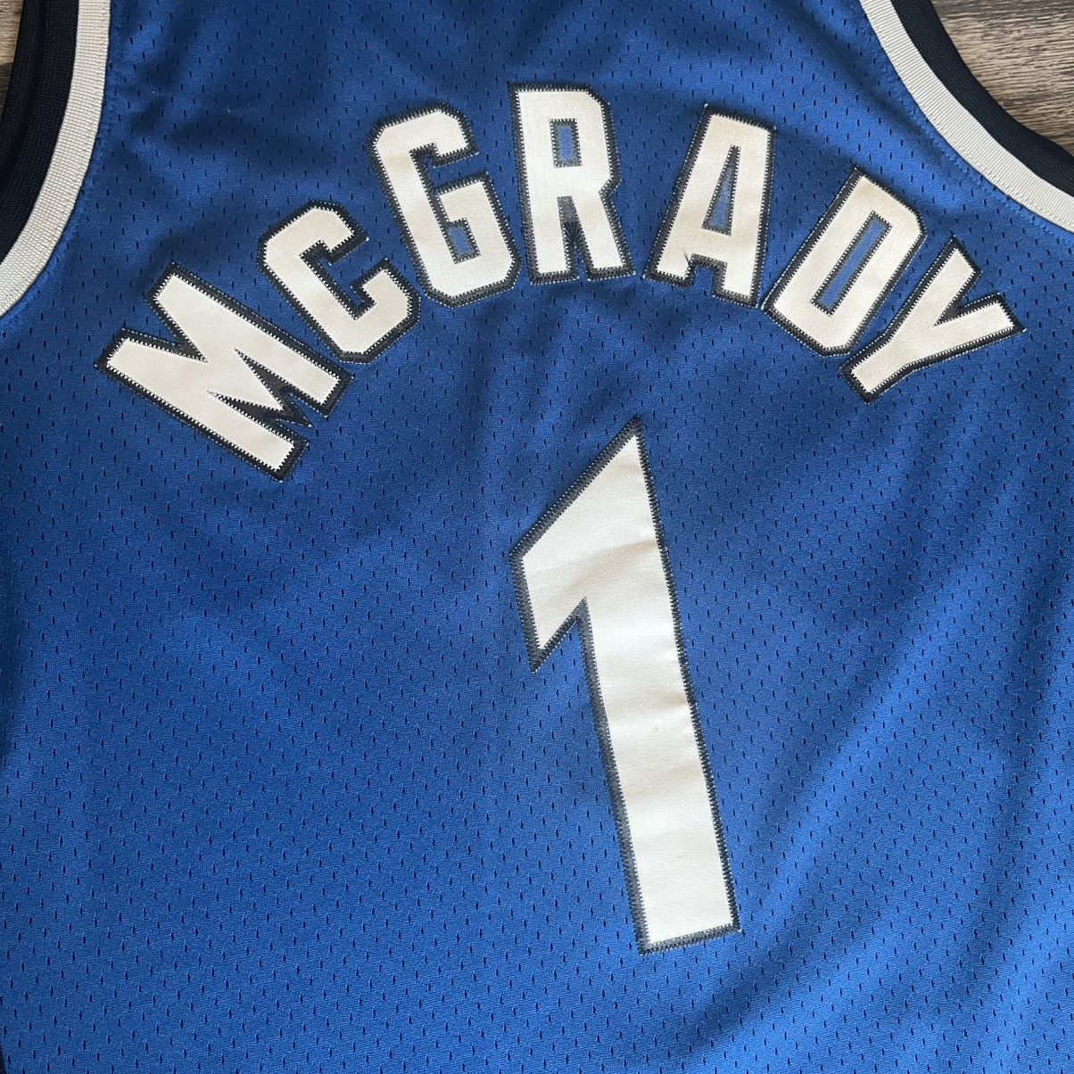 NBA Vintage Nike Tracy McGrady Orlando Magic #1 Home Jersey 2002 Size US M / EU 48-50 / 2 - 10 Thumbnail