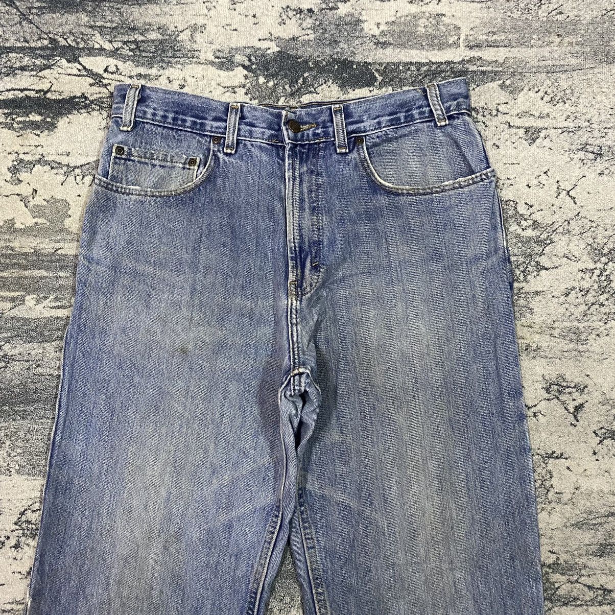 Jean × Kirkland Signature × Vintage Vintage Kirkland Faded Light Washed Denim Jeans Size US 33 - 2 Thumbnail