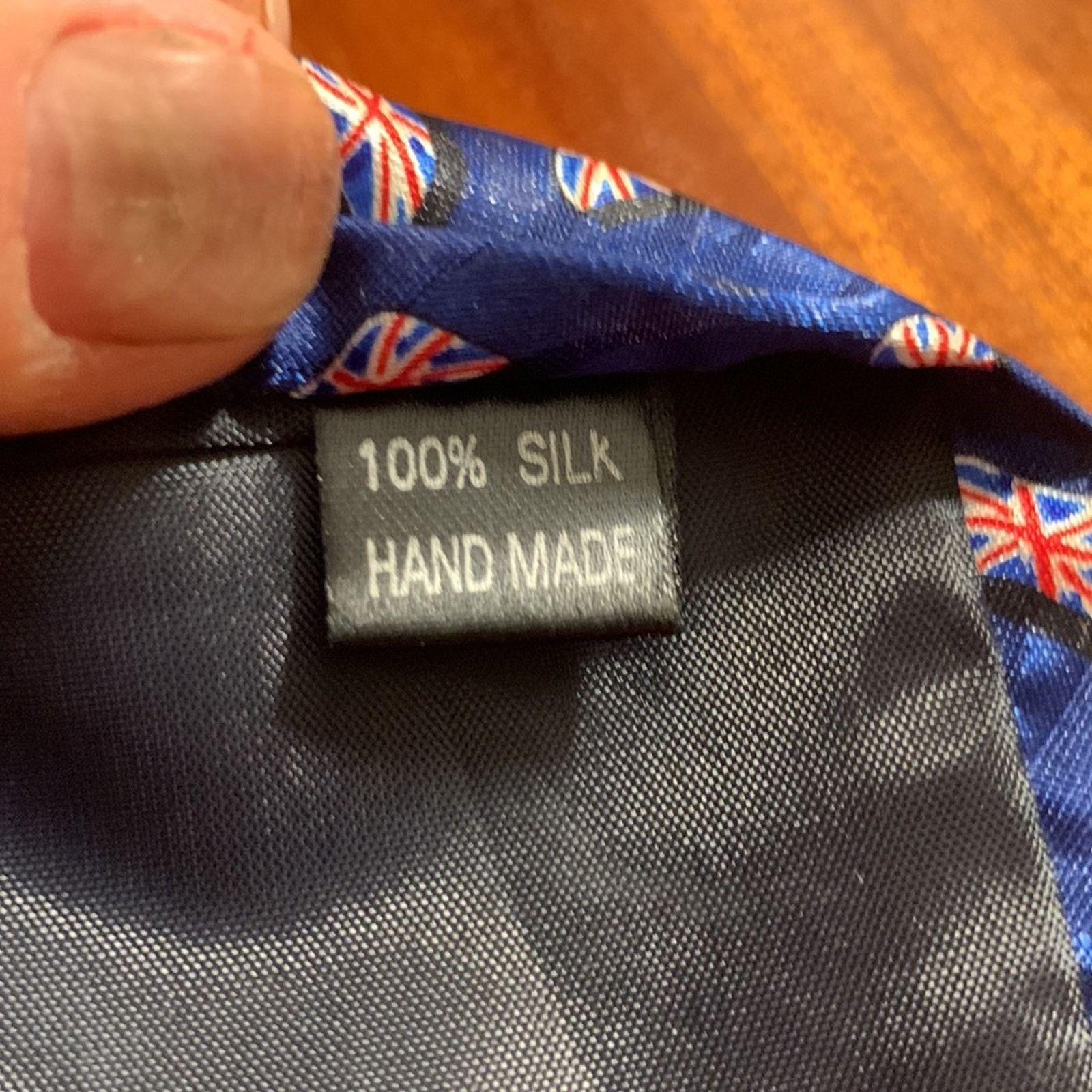 Vintage Union Jack English British flags necktie Size ONE SIZE - 5 Thumbnail