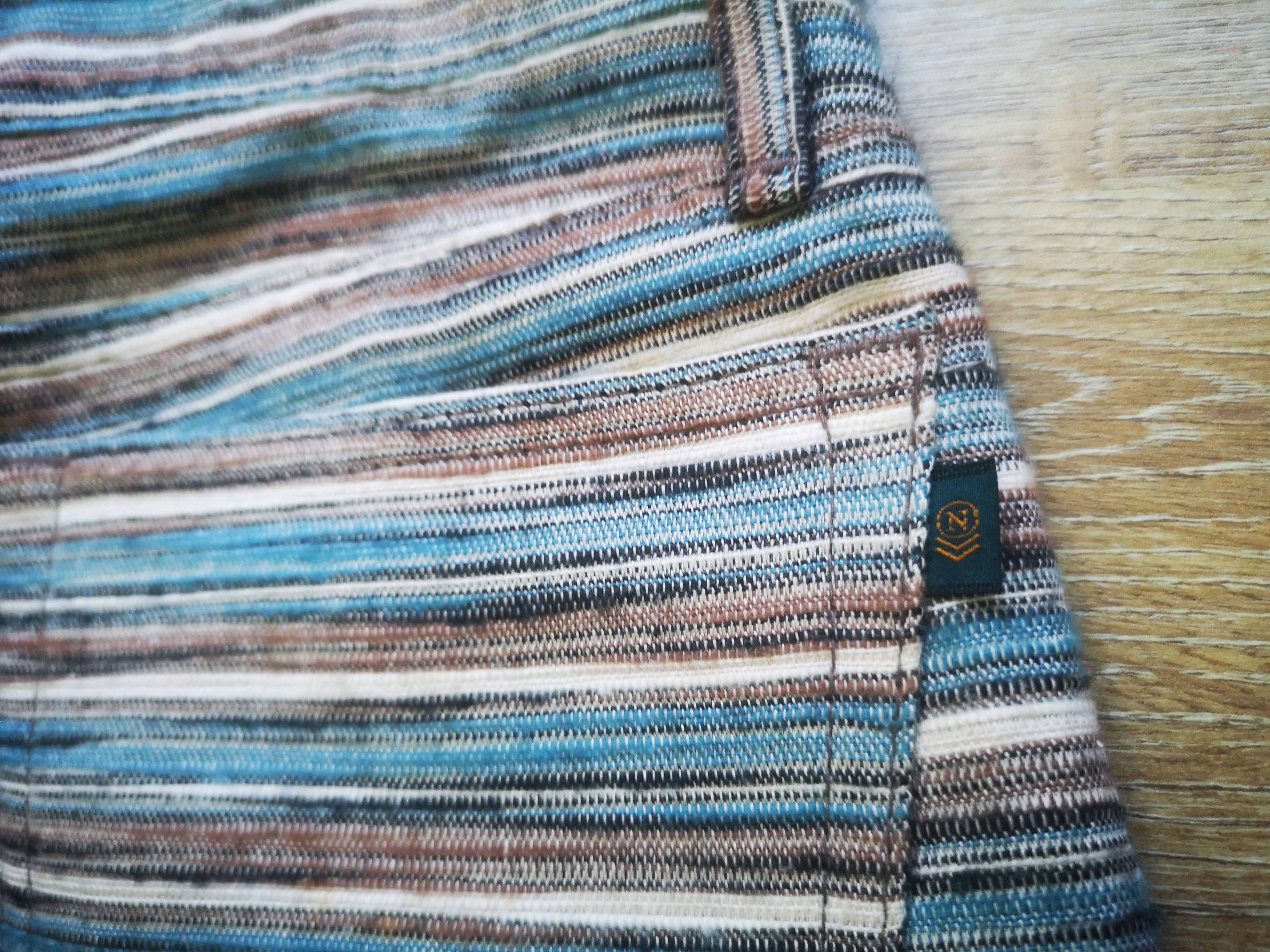 Japanese Brand × Solid and Striped NWT Vintage Japan Brand Nuve Striped Flare Pants Size 28" / US 6 / IT 42 - 10 Thumbnail