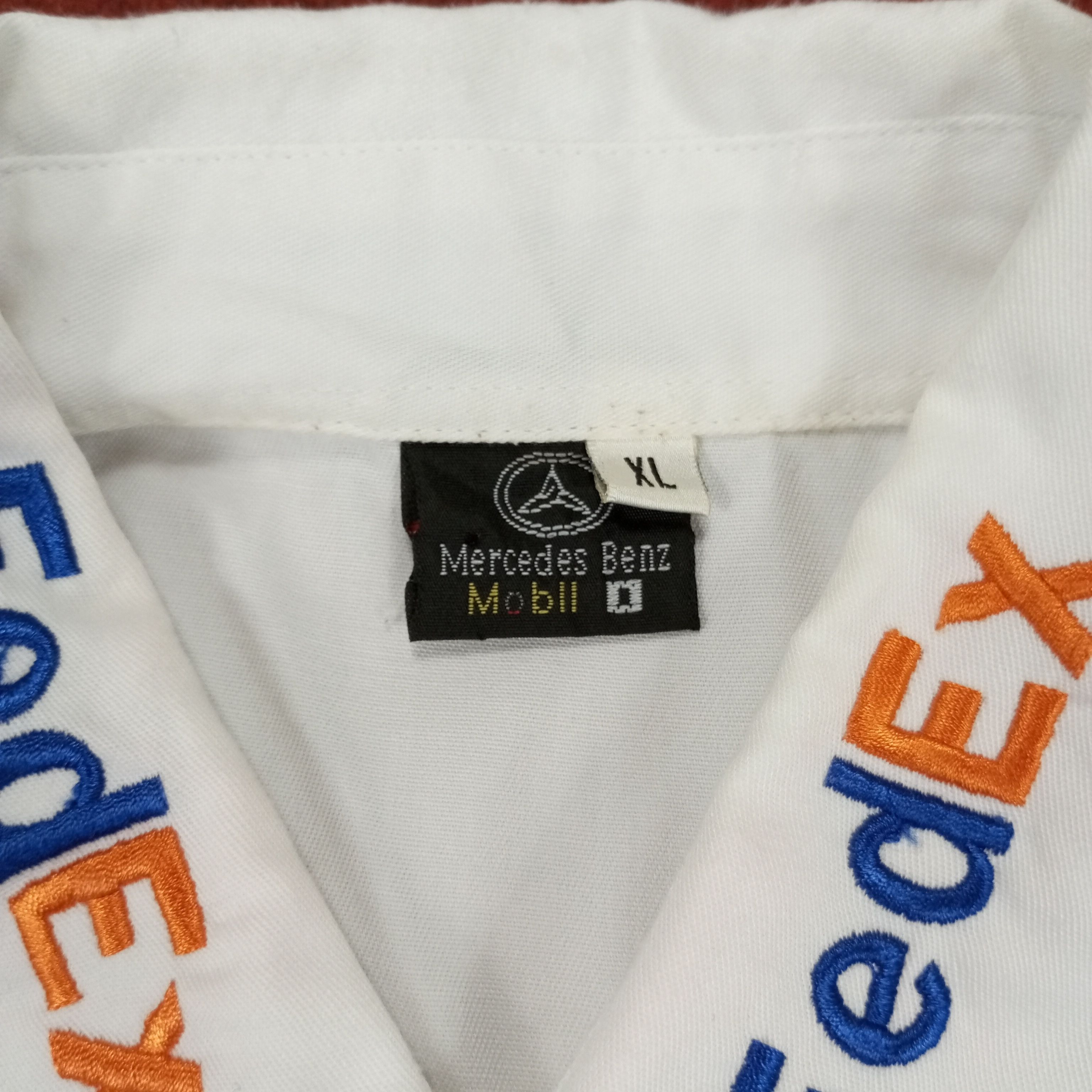 Mercedes-Benz × Vintage Mercedes Benz Santander Vodafone Workwear Style Shirt Size US L / EU 52-54 / 3 - 7 Thumbnail