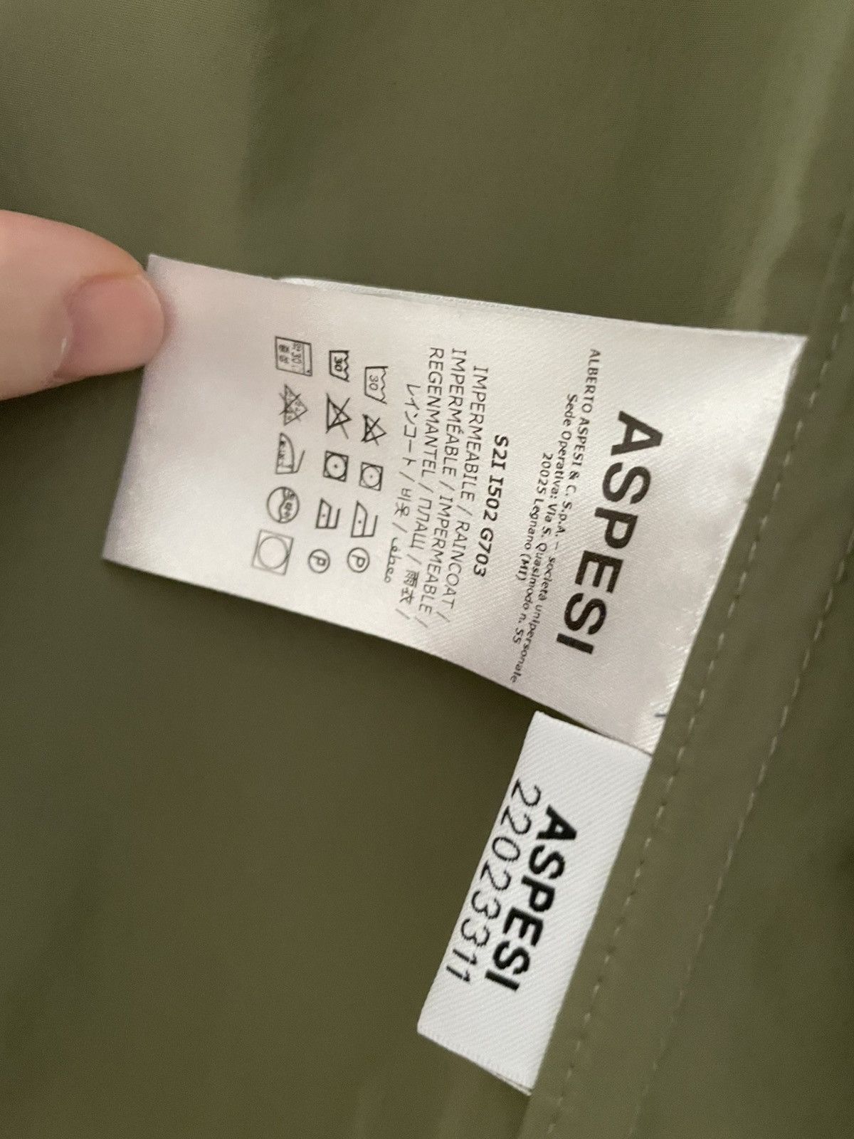 Aspesi Aspesi Rain Coat Size US L / EU 52-54 / 3 - 3 Thumbnail