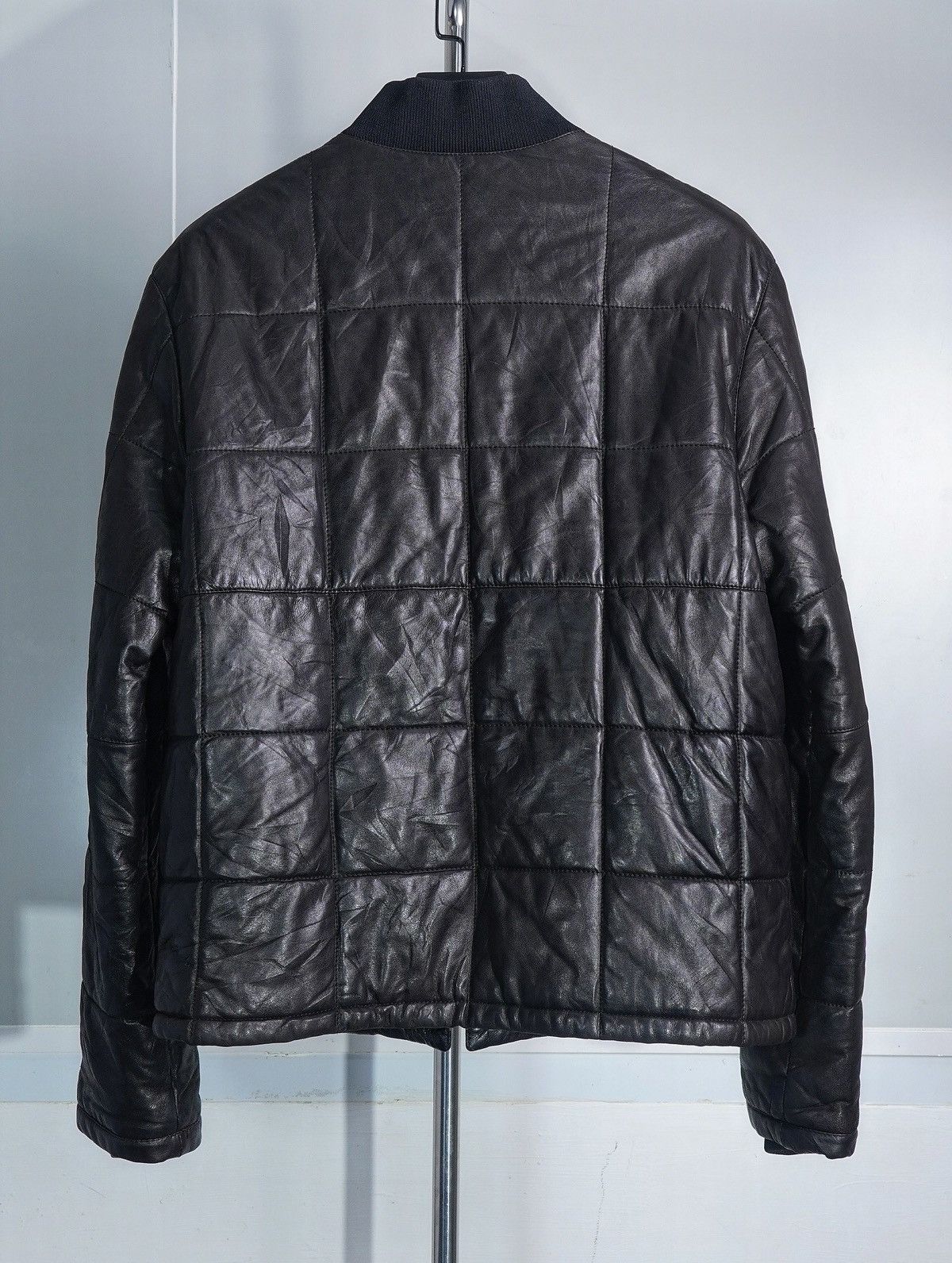 Gucci By Tom Ford FW98 Quilted Leather Bomber Jacket Size US M / EU 48-50 / 2 - 2 Thumbnail