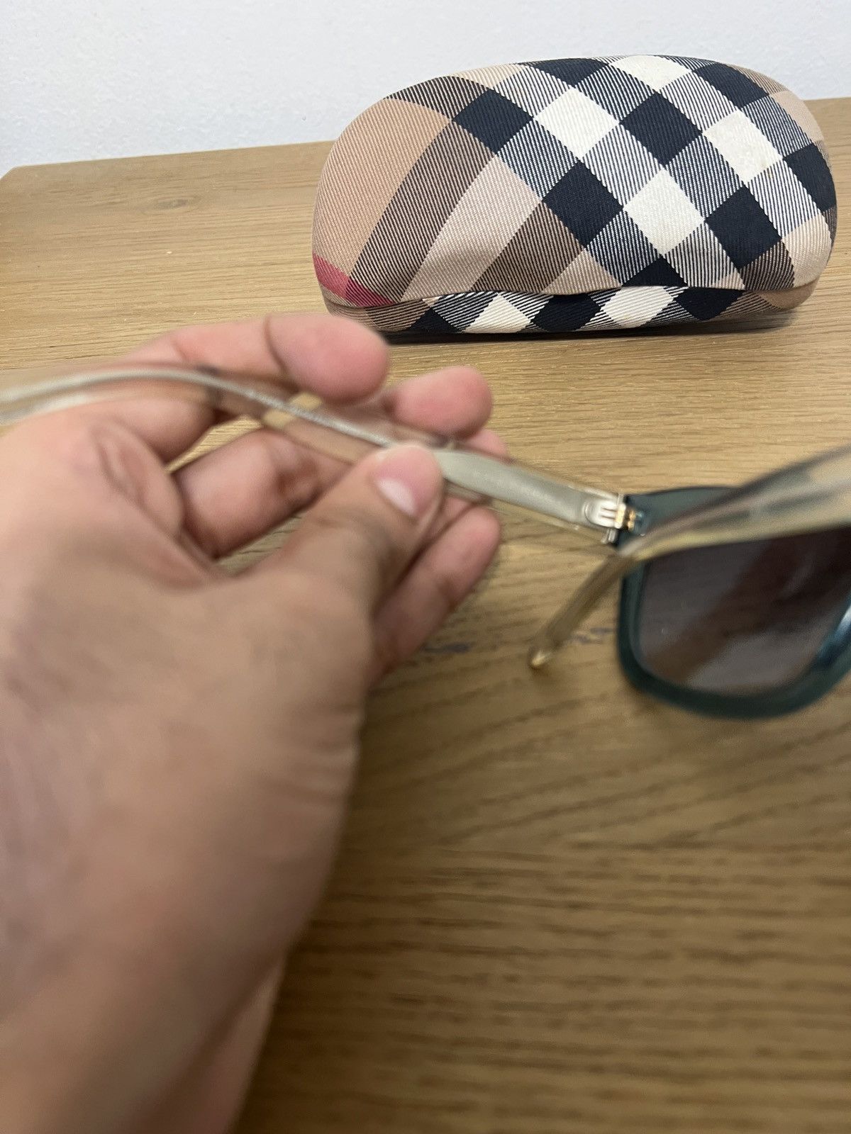 Burberry Burberry print sunglasses Size ONE SIZE - 9 Thumbnail