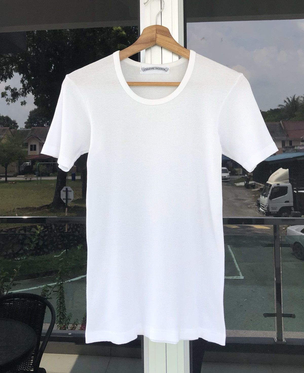 Chrome Hearts Chrome Hearts Discontinued Gunze White Short Sleeve Size US S / EU 44-46 / 1 - 2 Thumbnail