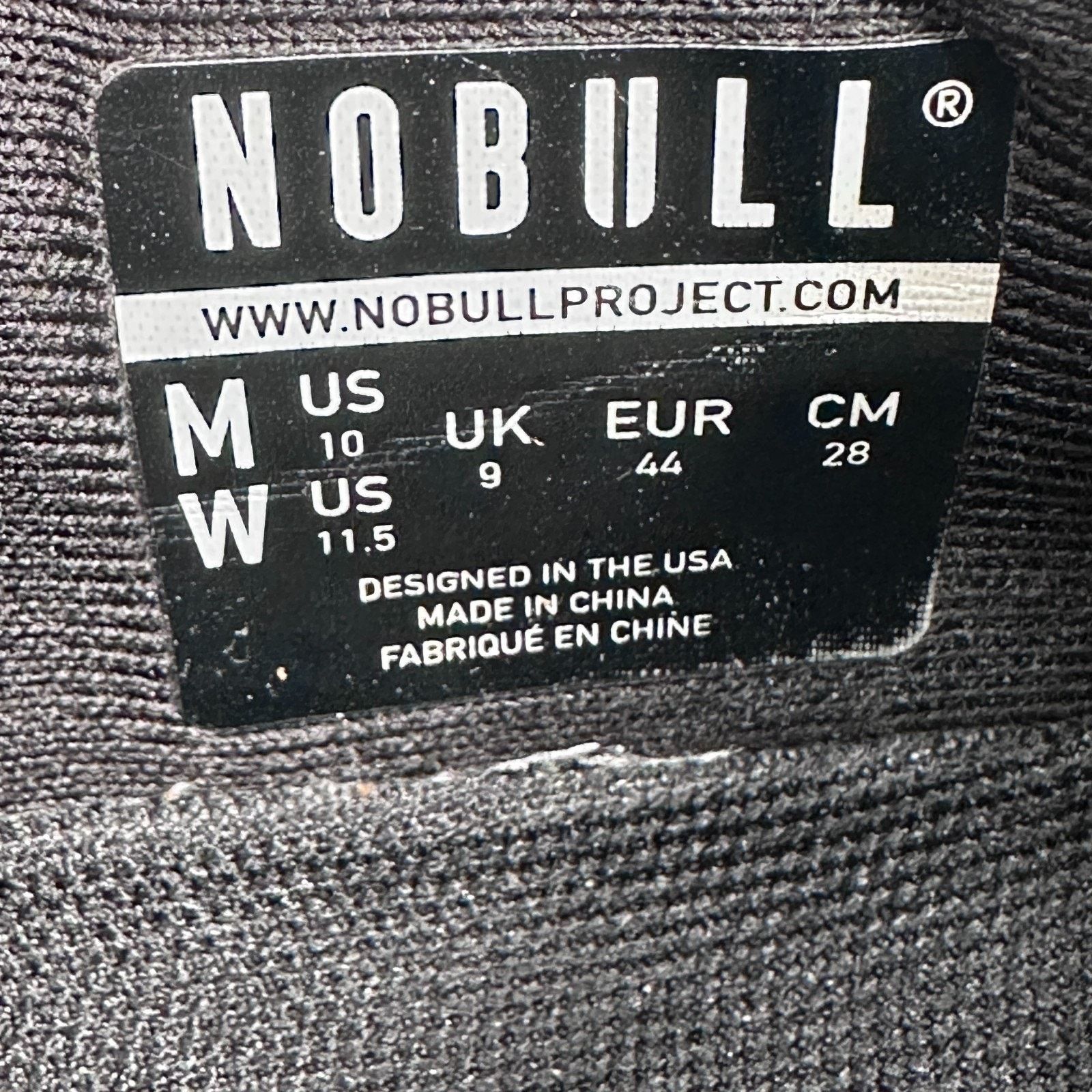 Other Nobull Journey Sneakers Unisex Men 10 Women 11.5 Black White Size US 10 / EU 43 - 7 Thumbnail