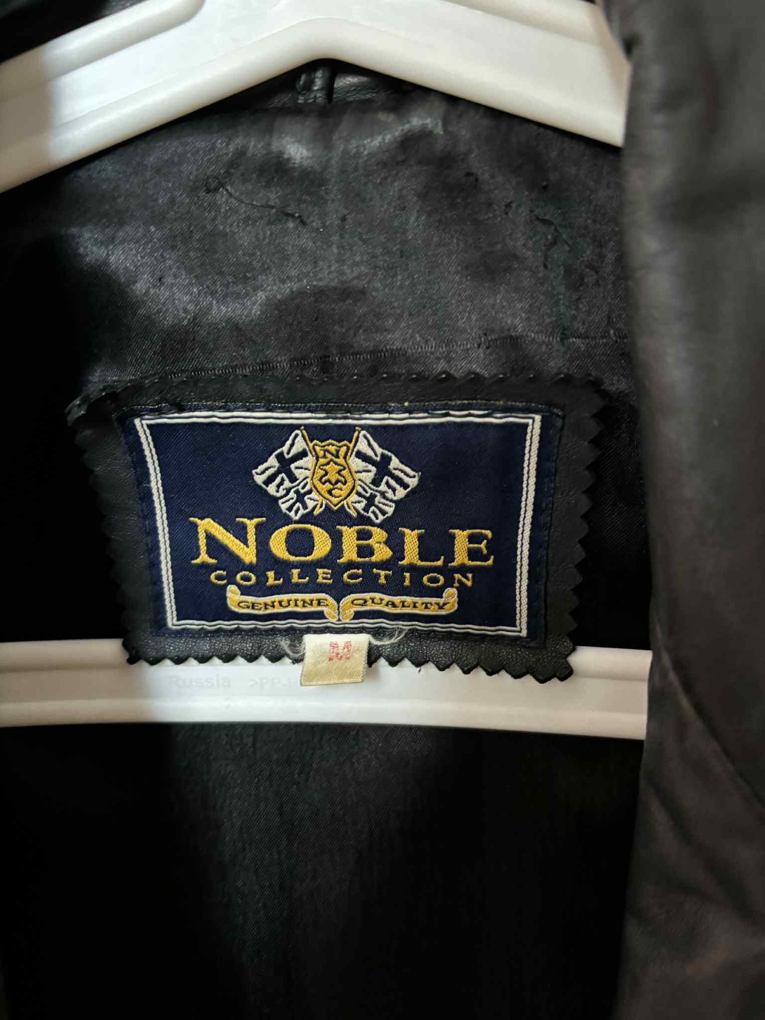 Other black leather coat Noble Collection women's vintage Size M / US 6-8 / IT 42-44 - 2 Thumbnail