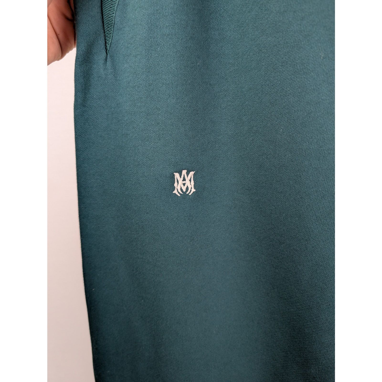 Amiri o1rshd1 Q:2 / Amiri Staggered Sweatpants in Rain Forest Size US 32 / EU 48 - 8 Thumbnail