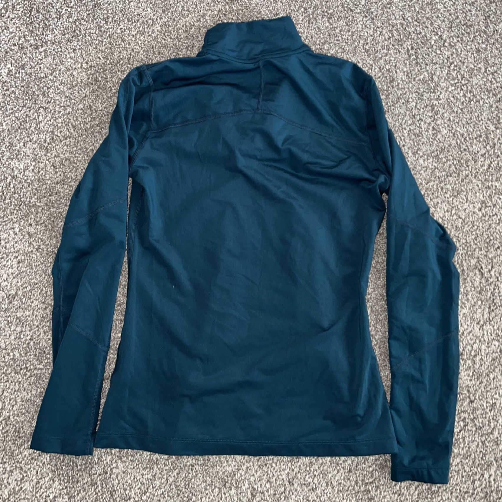 Nike Nike Teal Half Zip Pullover Womens S Regular Zip Pullover Activewear Blue 90s? Size S / US 4 / IT 40 - 4 Thumbnail