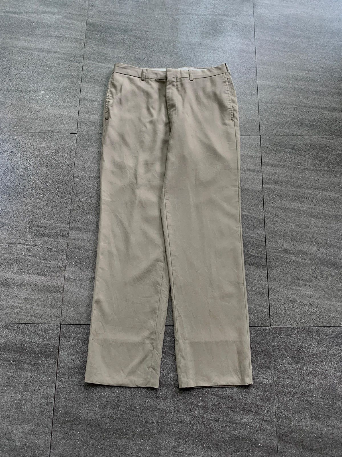 Yohji Yamamoto FREE TAX! AAR Wool Straight Trousers Size US 30 / EU 46 - 2 Thumbnail