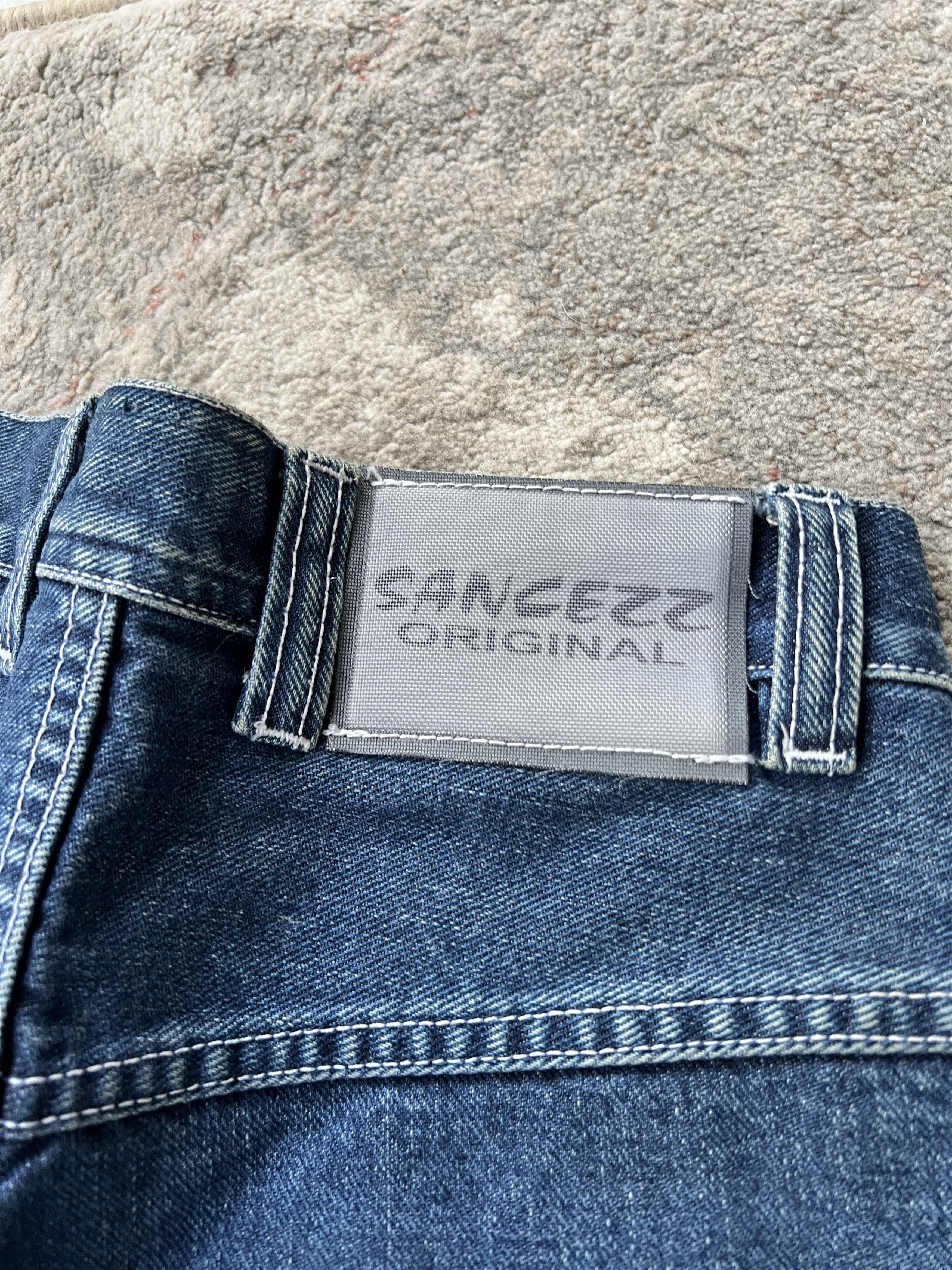 Japanese Brand Vintage Sancezz Rap Hip-Hop Baggy Denim Pants Size 25 Size US 26 / EU 42 - 3 Thumbnail