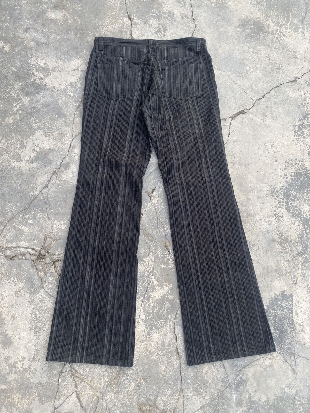 Tornado Mart MODERN LOVERS TORNADO MART Black Velvet Corduroy Flared Size US 32 / EU 48 - 4 Thumbnail