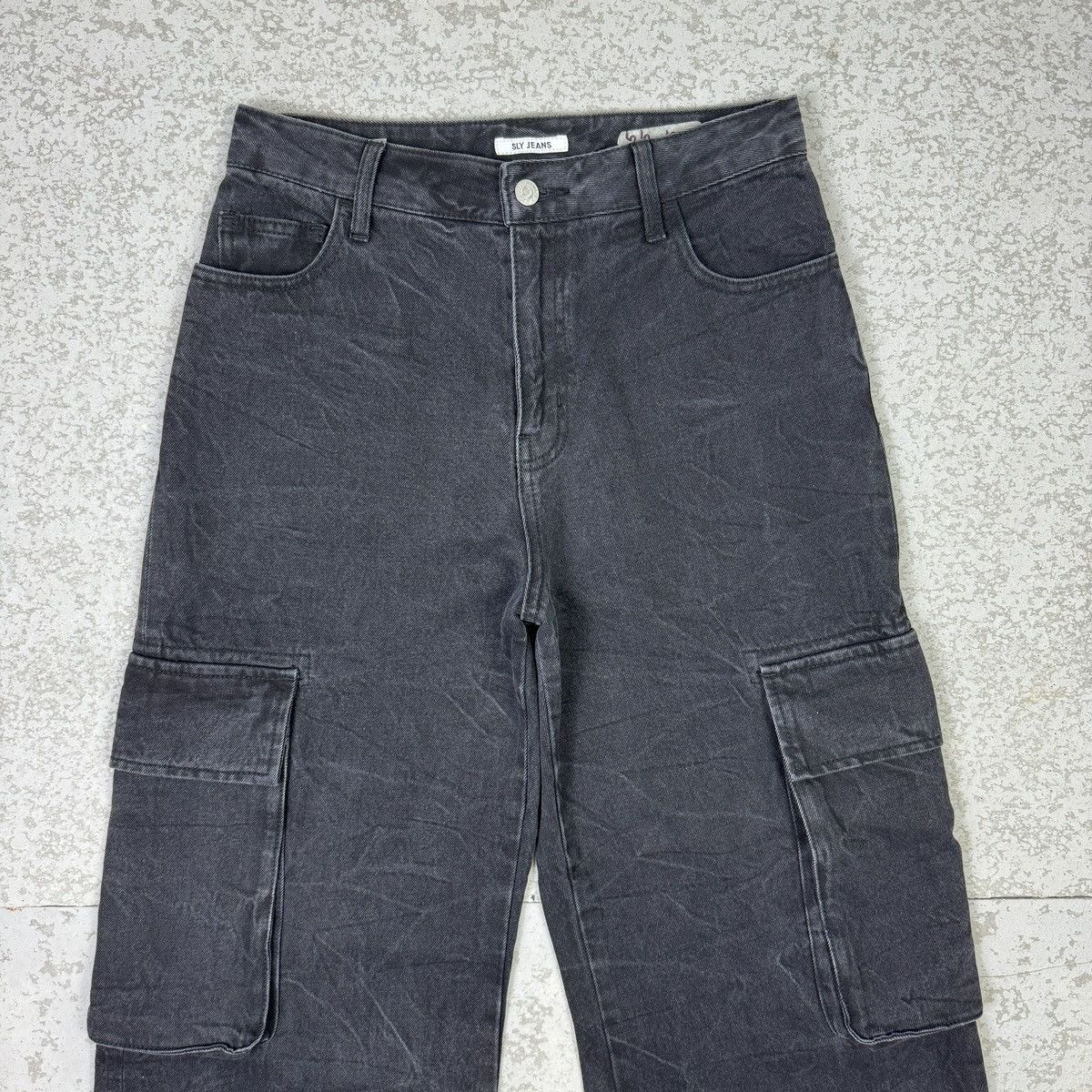 If Six Was Nine × Japanese Brand SLY - Crash Wash LW Denim Size US 29 - 4 Thumbnail